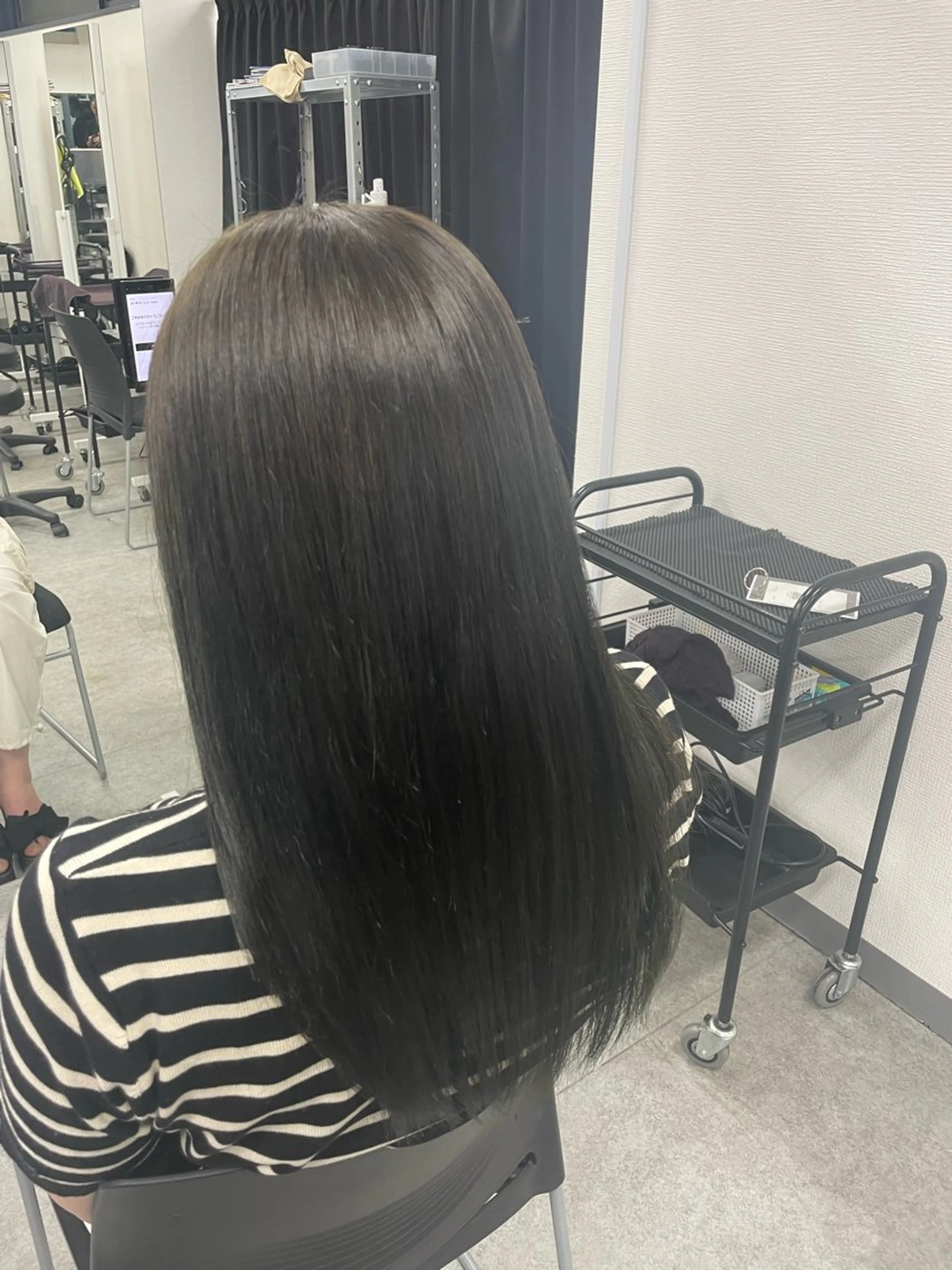 ロング カラー 中韓レイヤー/ ブラウン🤎はやとのヘアスタイル