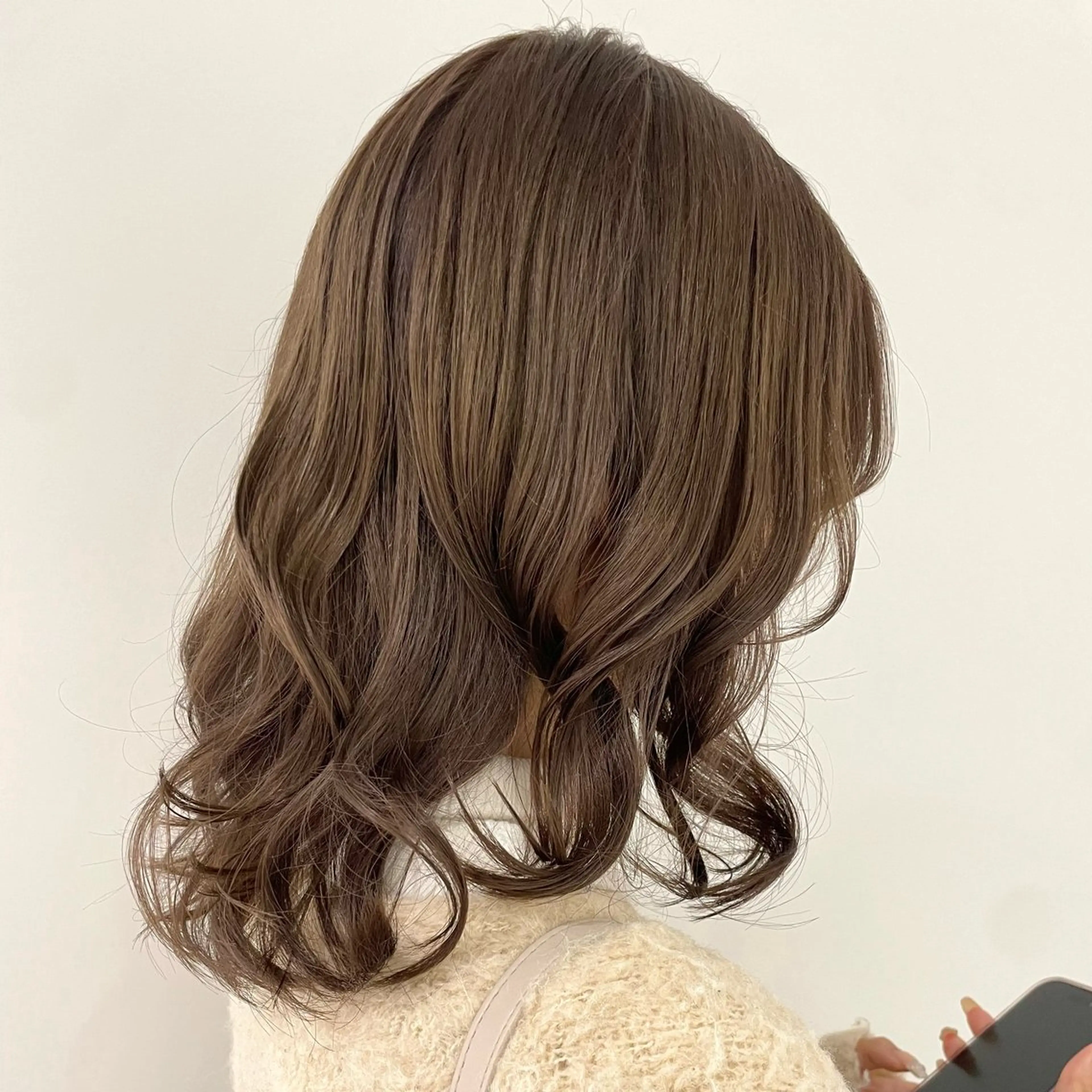 ミディアム カラー ベージュカラー ヘアカラー 🎟暖色カラー /アレンジ🎀くるみのヘアスタイル