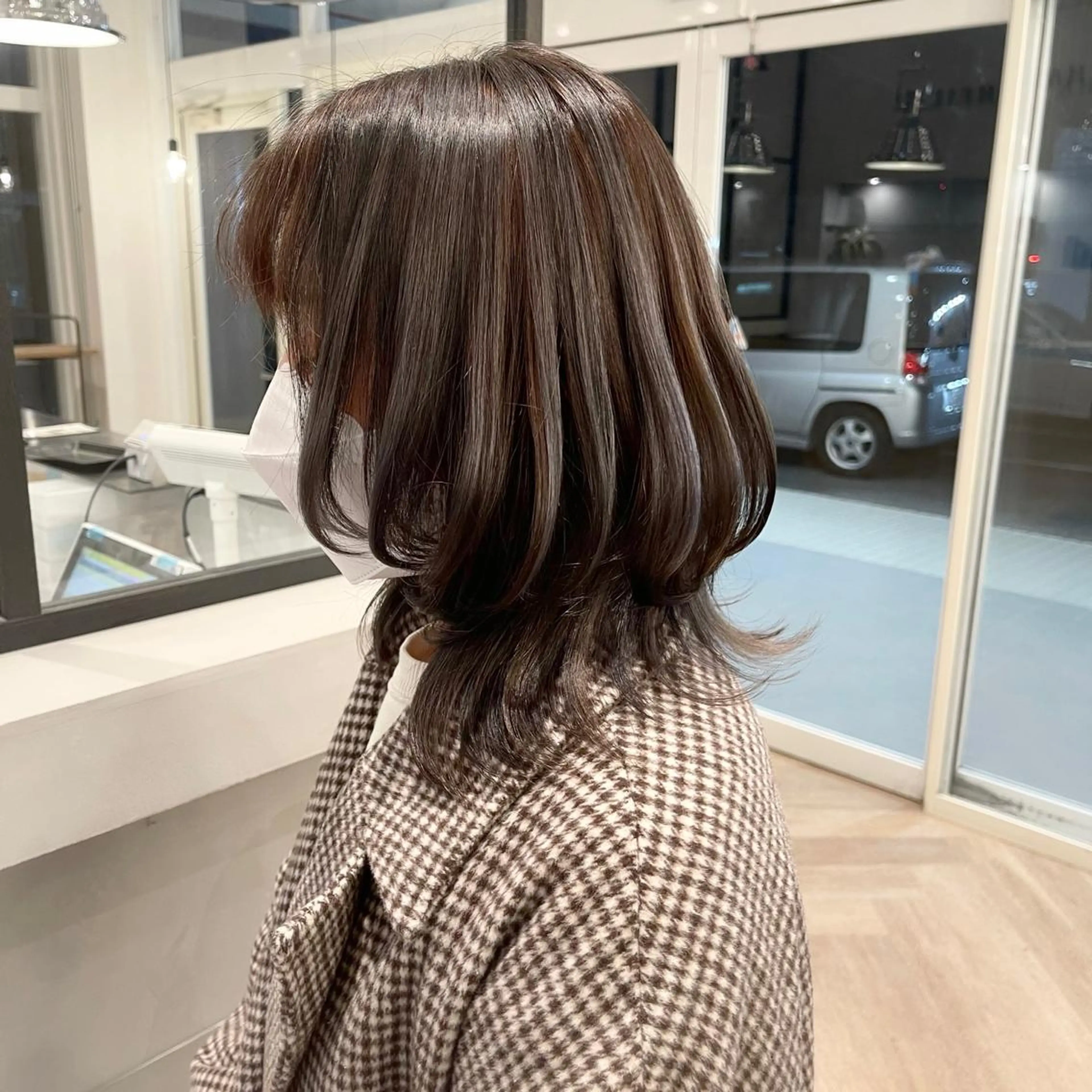 ミディアム ミディアムレイヤー レイヤーカット カット アンドウ ユウ/ レイヤーカット/韓国のヘアスタイル