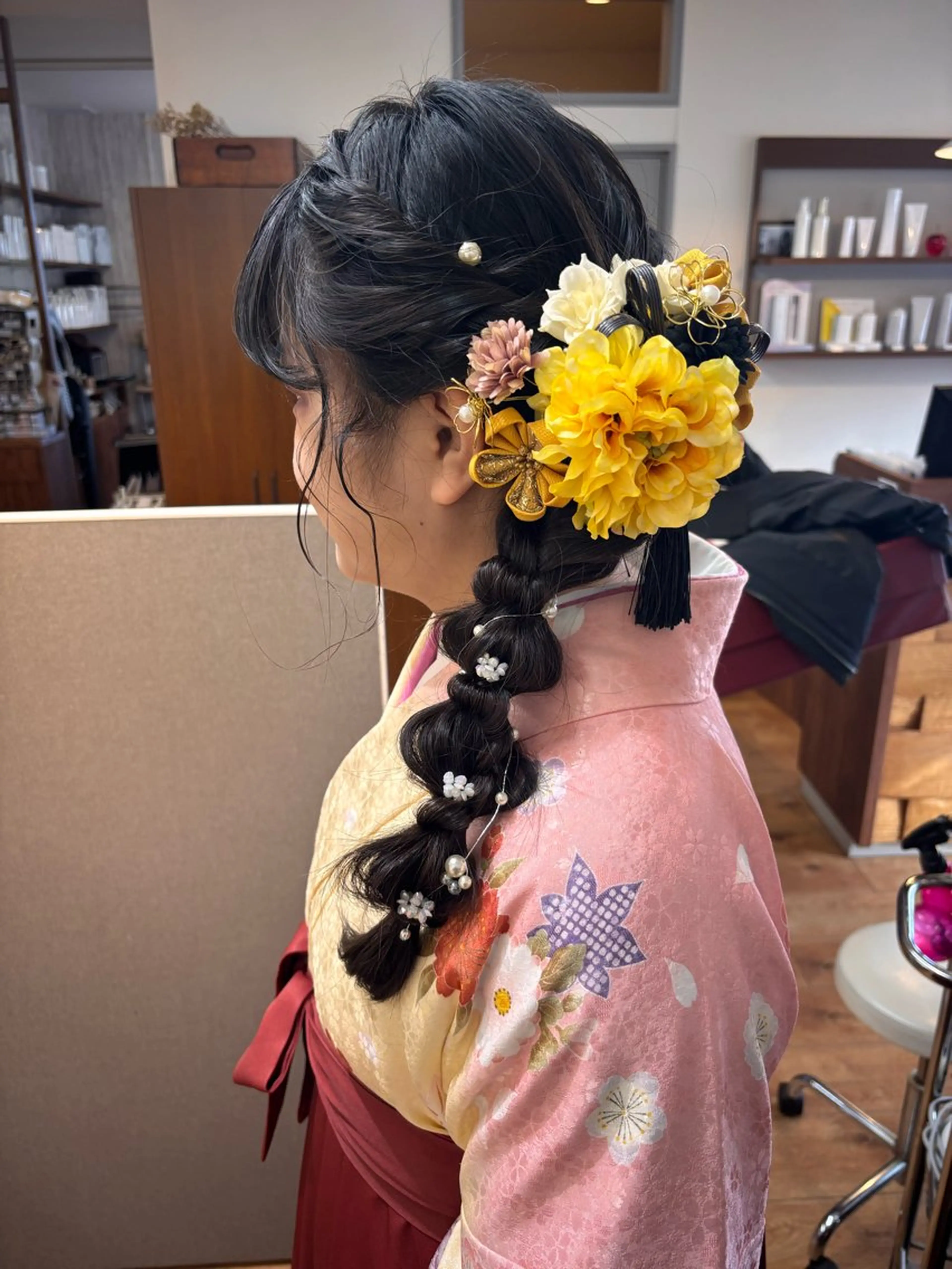 ヘアアレンジ 卒業式のヘアスタイル Aruku  砂川 ももこのヘアスタイル