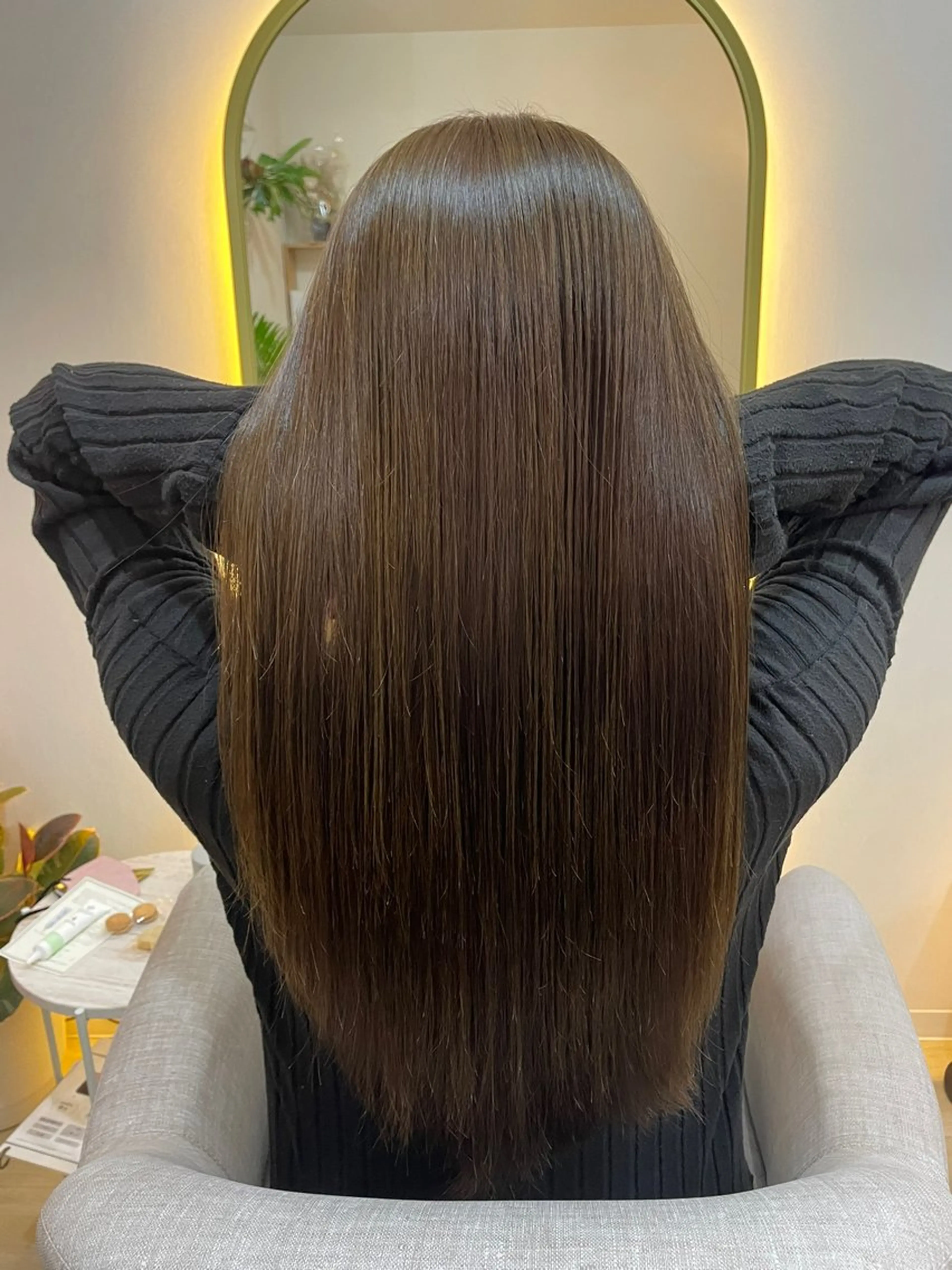 ロング カラー ベージュカラー Anuanua’Oe 🌿misa🌿のヘアスタイル