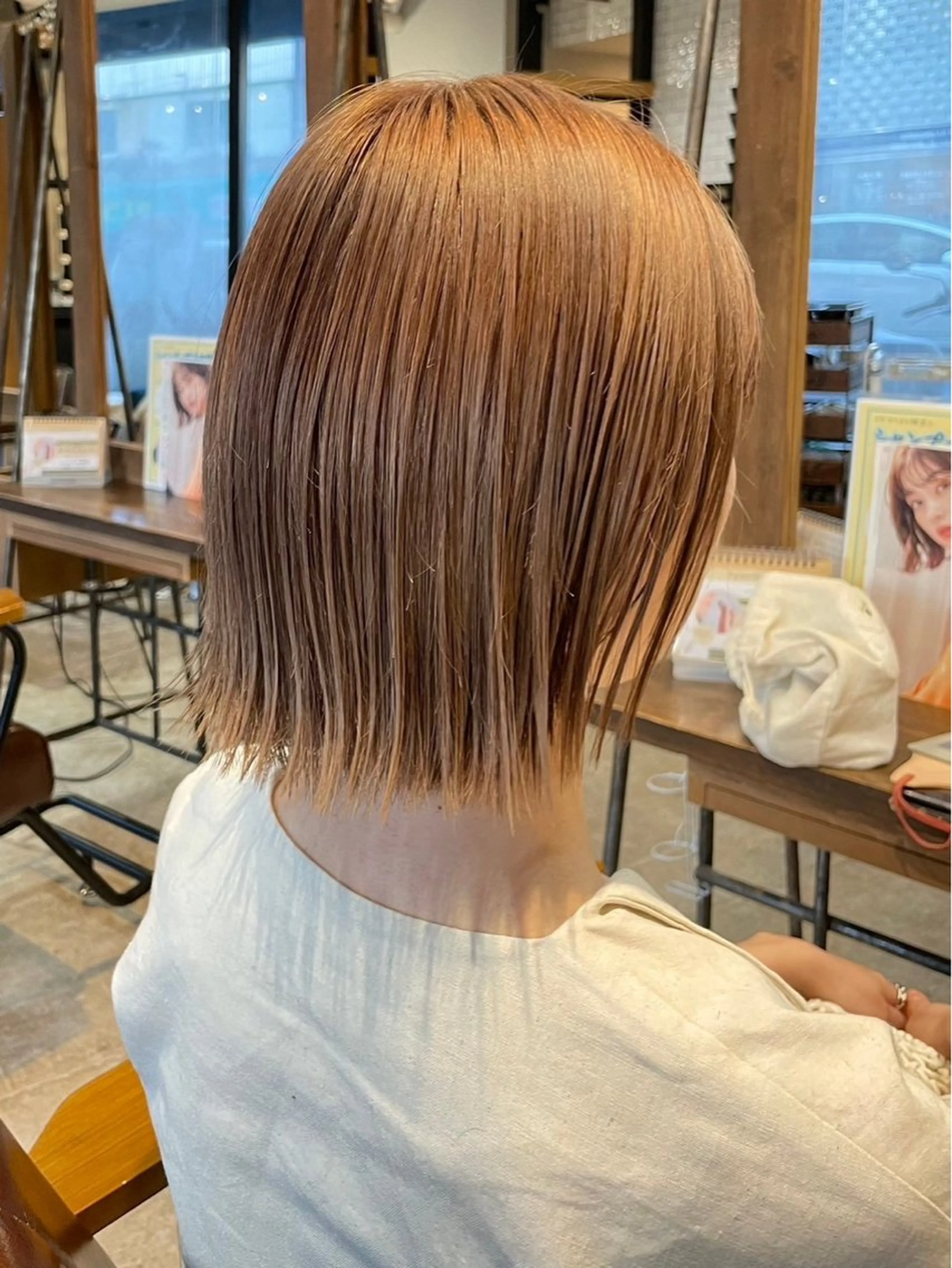 【ボブ、丸みボブ、切りっぱなしボブ限定🍀】ボブ、丸みボブ、切りっぱなしボブ＋艶トリートメント✨️の写真