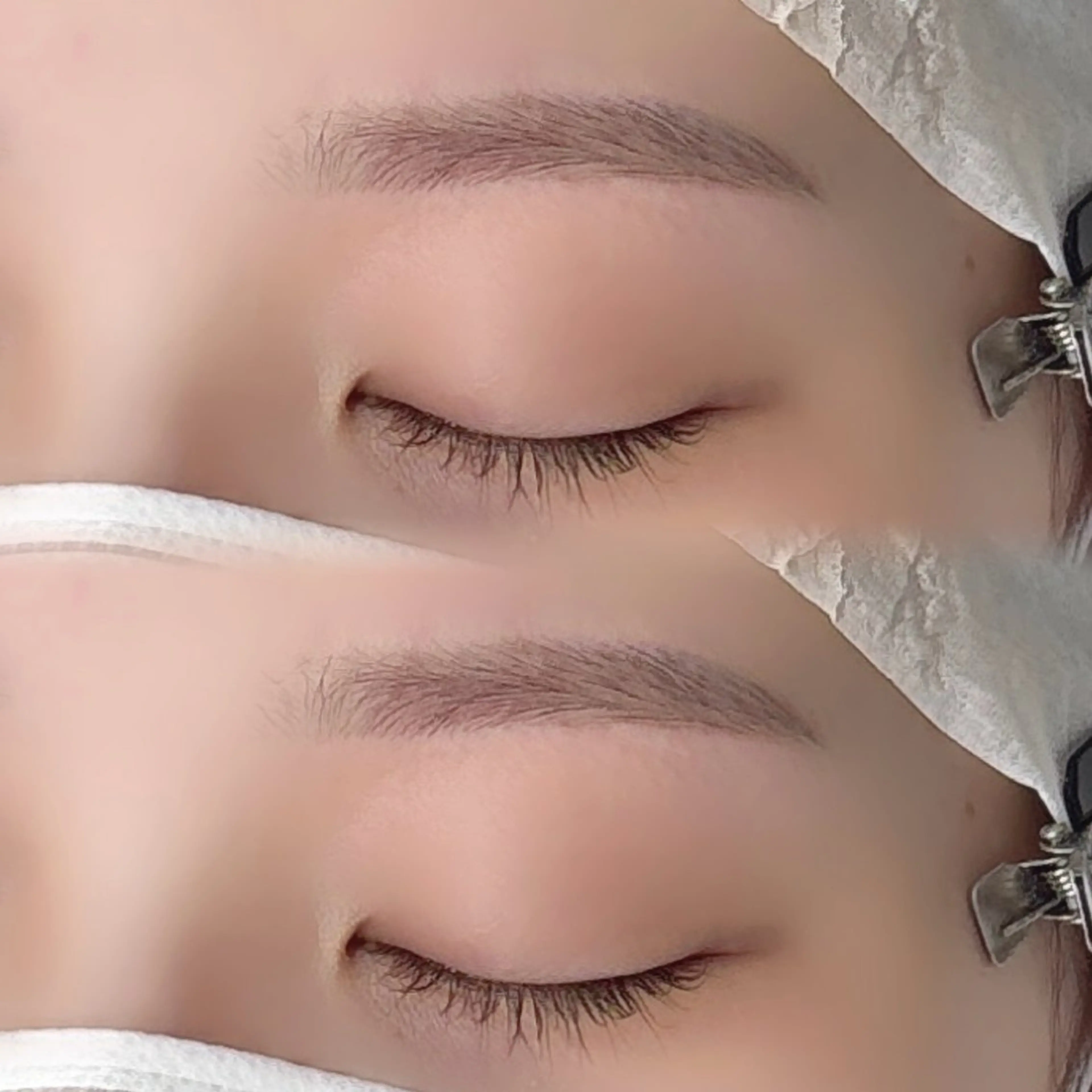 《ナチュラル眉🤍美眉アイブロウWAX＋間引き (メイク込) ¥5,000の写真