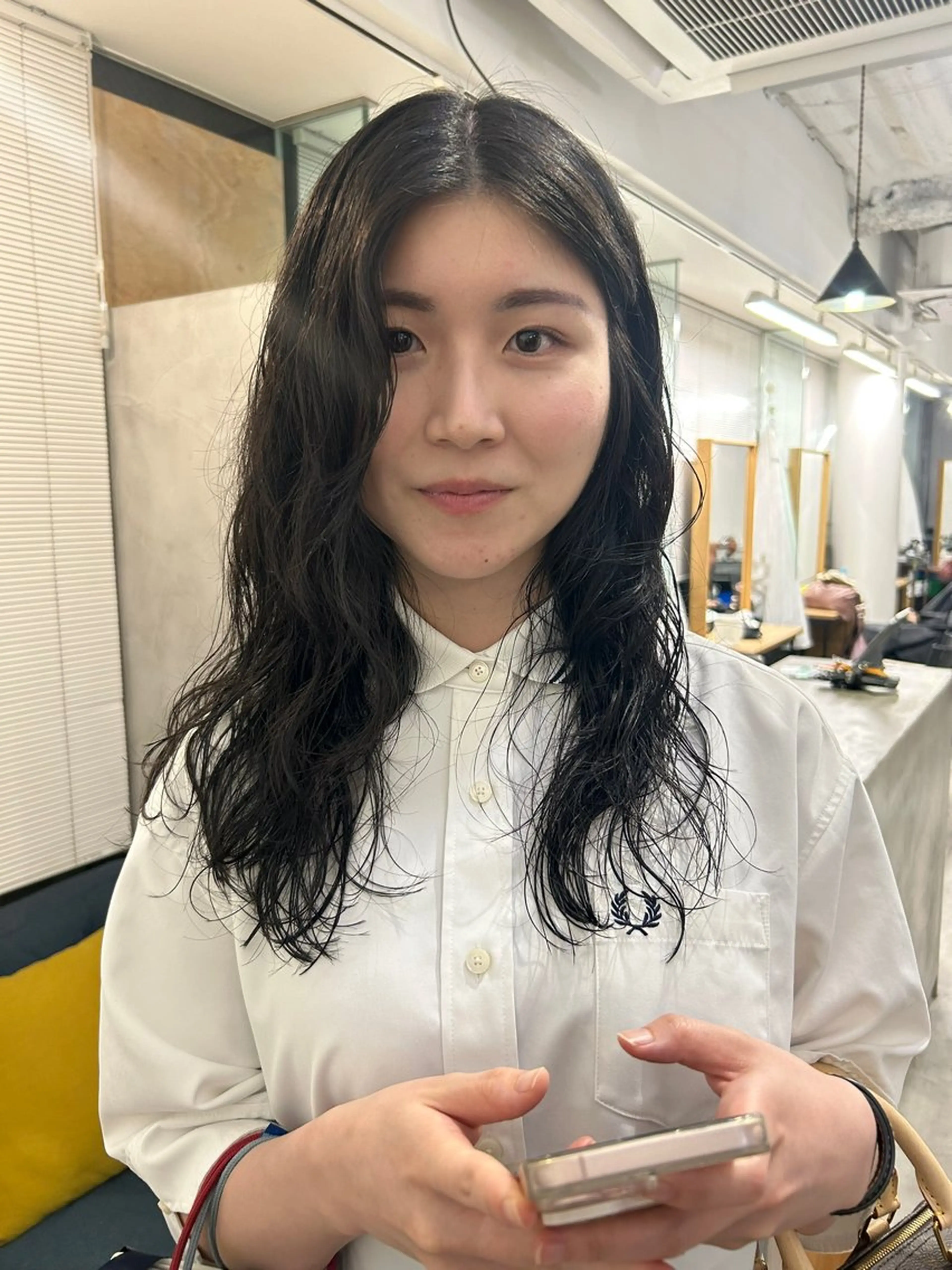 ロング パーマ nishihama nanaのヘアスタイル