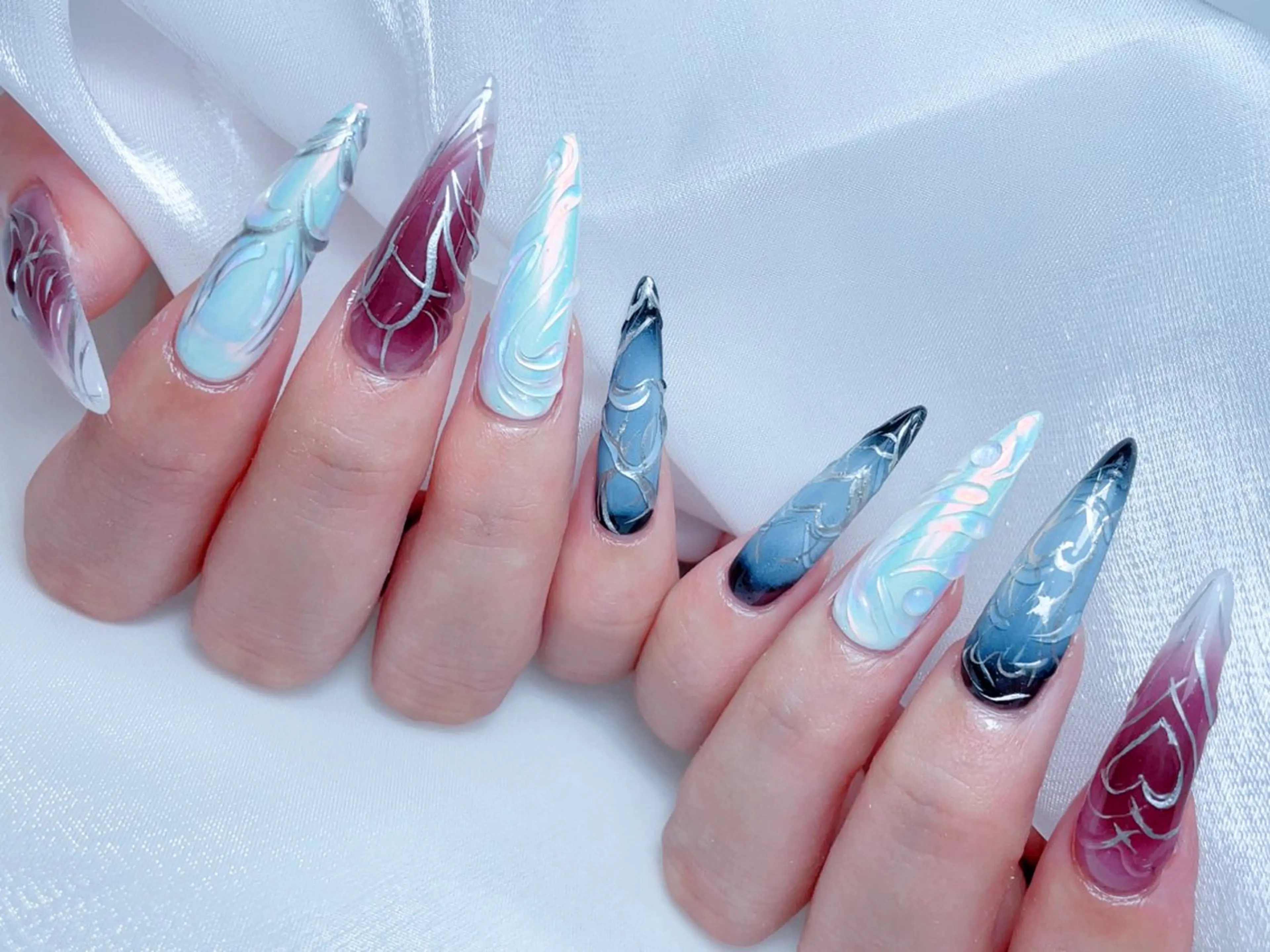 ネイル M🌷nail 長さだし専門店のネイルデザイン