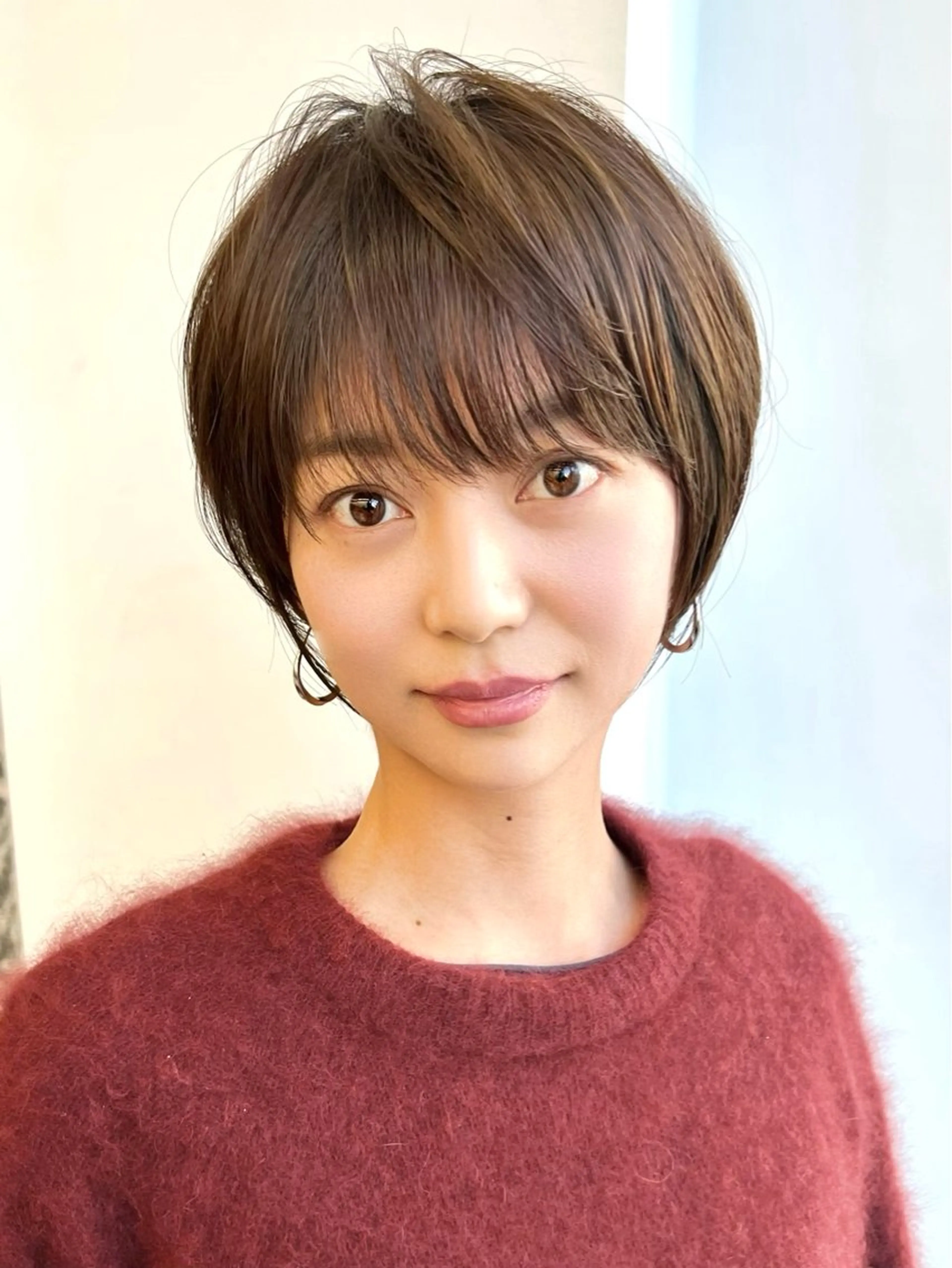 ショート カラー ヘアアレンジ ⭐️銀座/ショート/ 艶カラー/りょうがのヘアスタイル