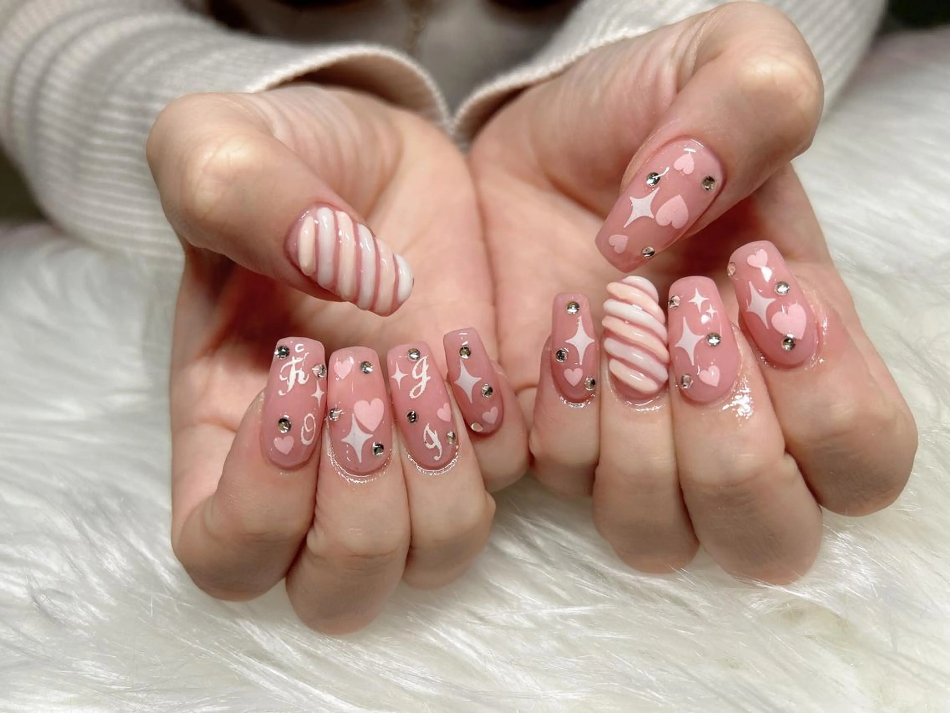 ショート ネイル ハンドネイル 《LB》ラブリエ Nail&eyeのマツエク・マツパデザイン