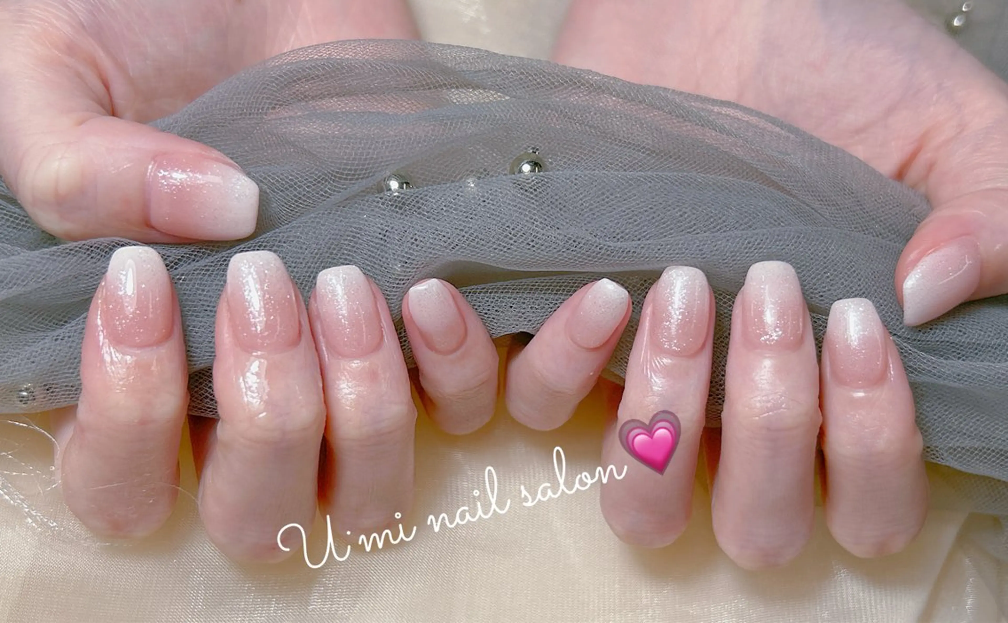 ネイル ラメ(グリッター) ハンドネイル U·Mi nail salon所属・U·Mi 上野御徒町容のネイルデザイン