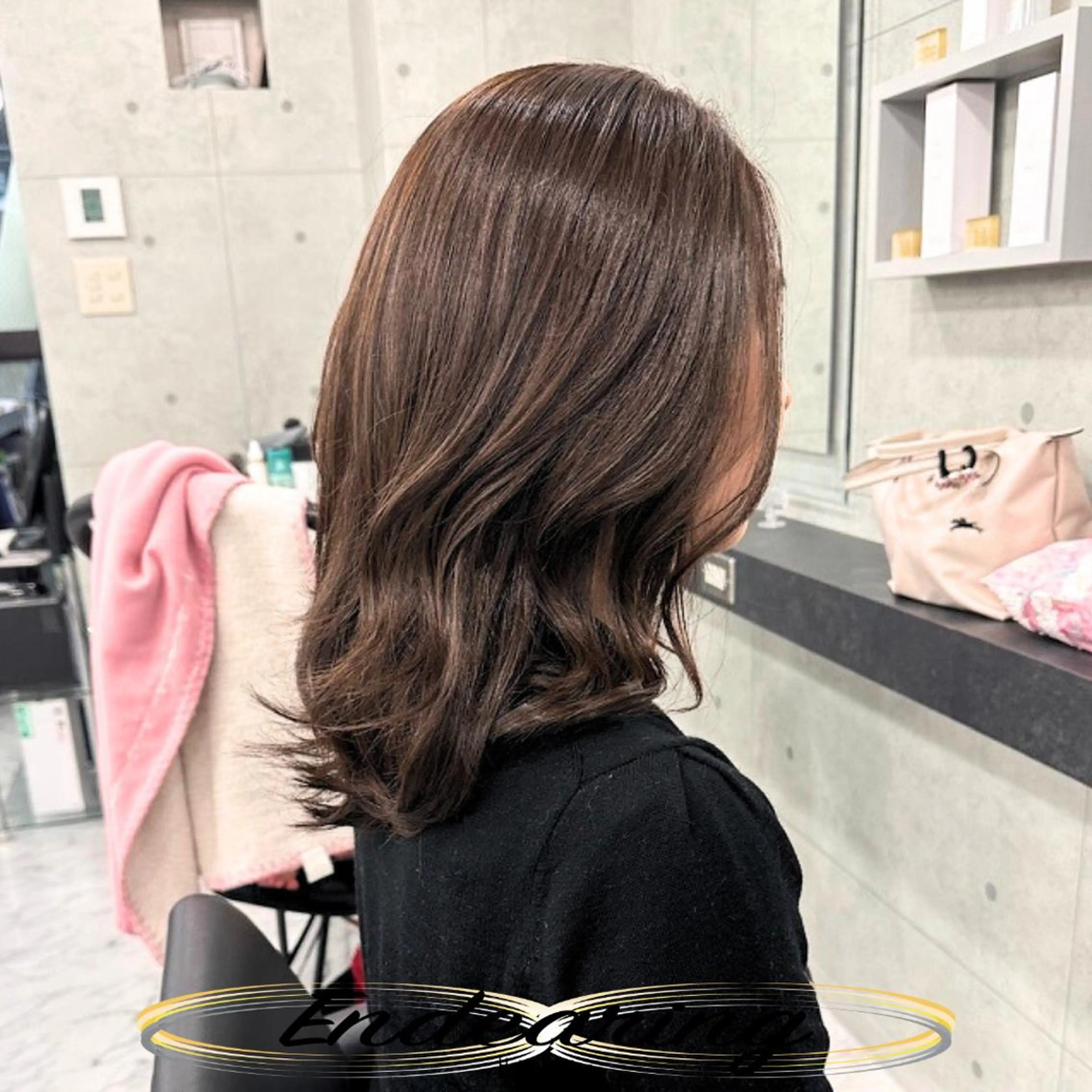 セミロング レイヤーカット 似合わせカット 小顔カット カット ヘアカラー Endearing 銀座/レイヤーカットのヘアスタイル