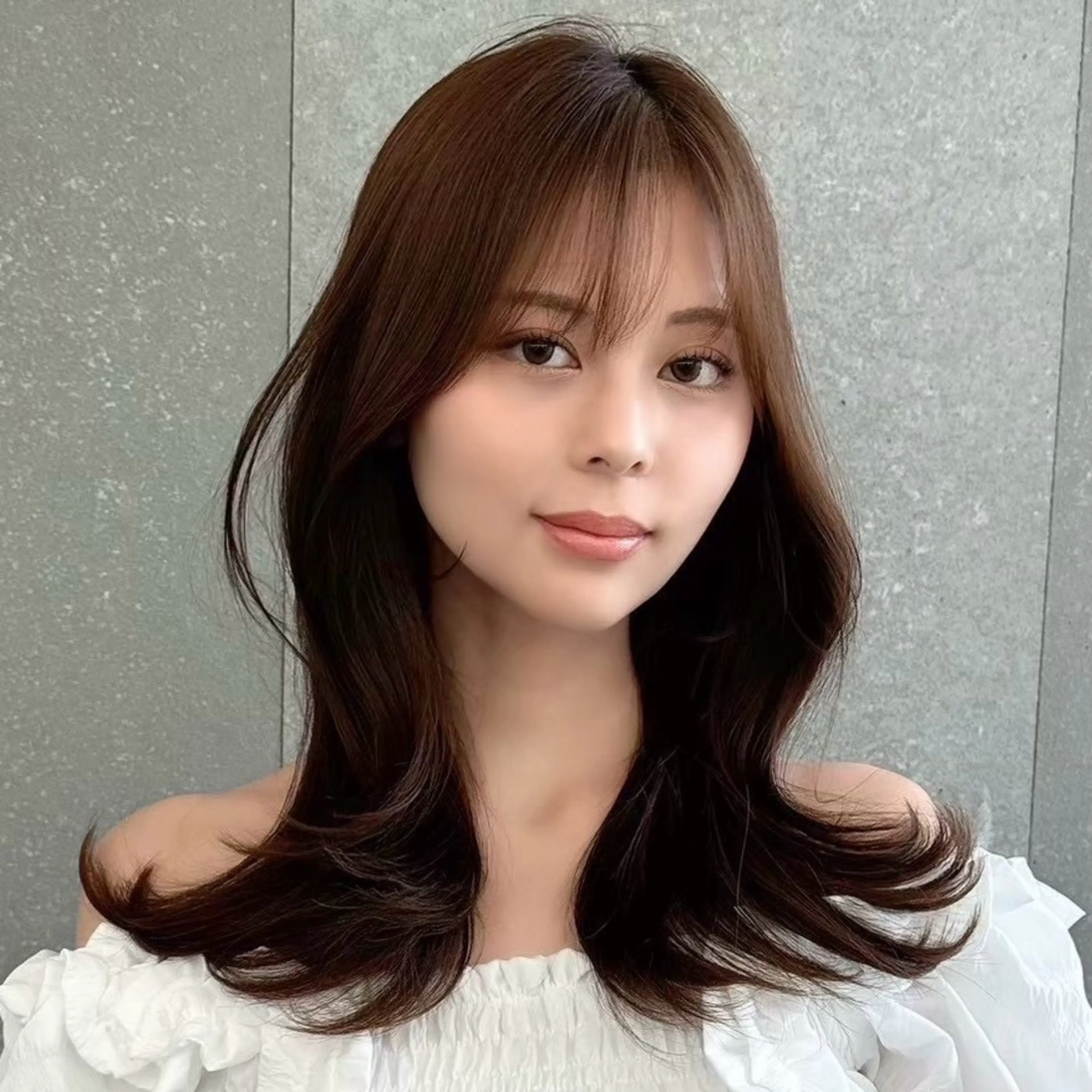 ロング ボブ/レイヤー/ 縮毛矯正/ 渡邊莉玖のヘアスタイル