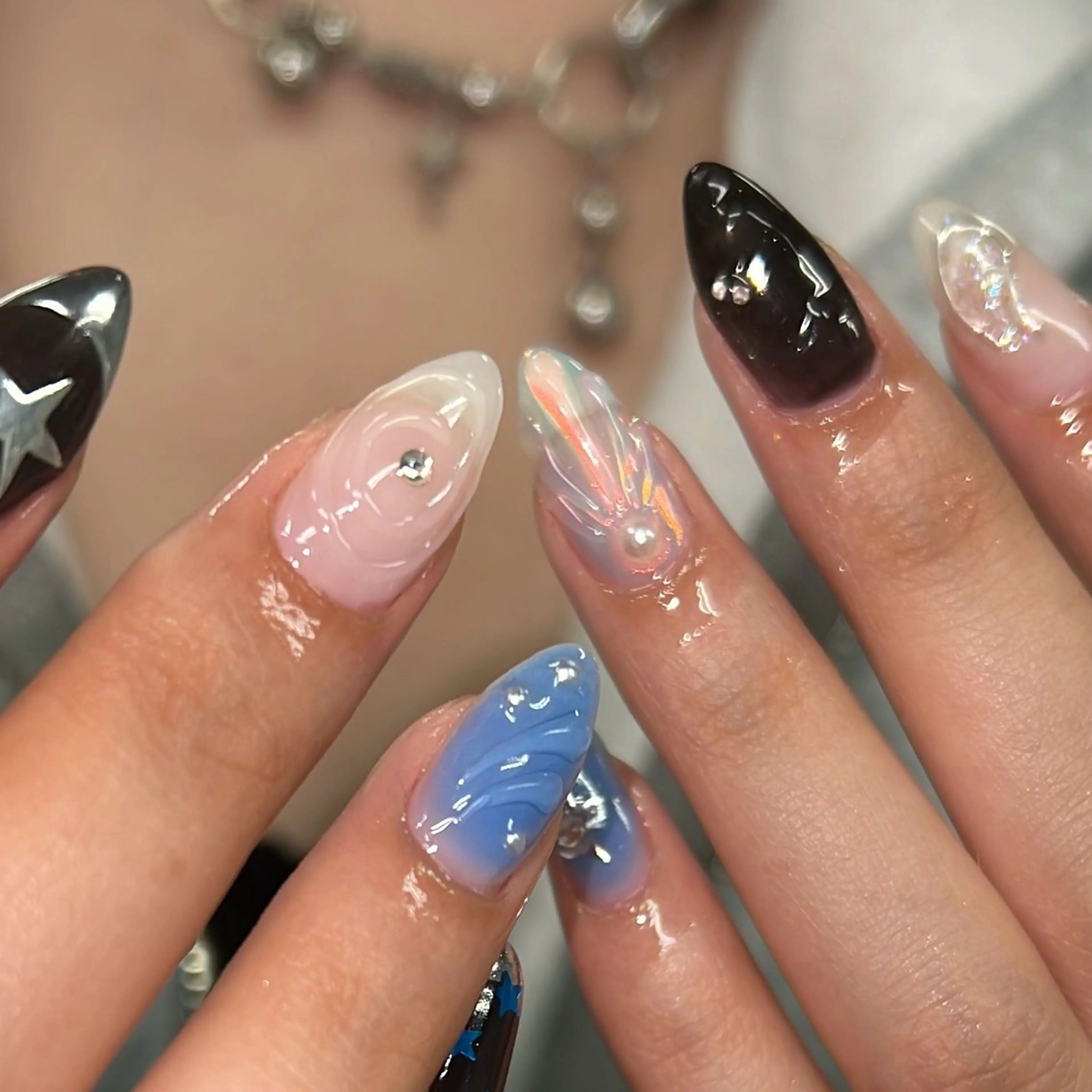 ネイル ハンドネイル tener Luna🧚のネイルデザイン