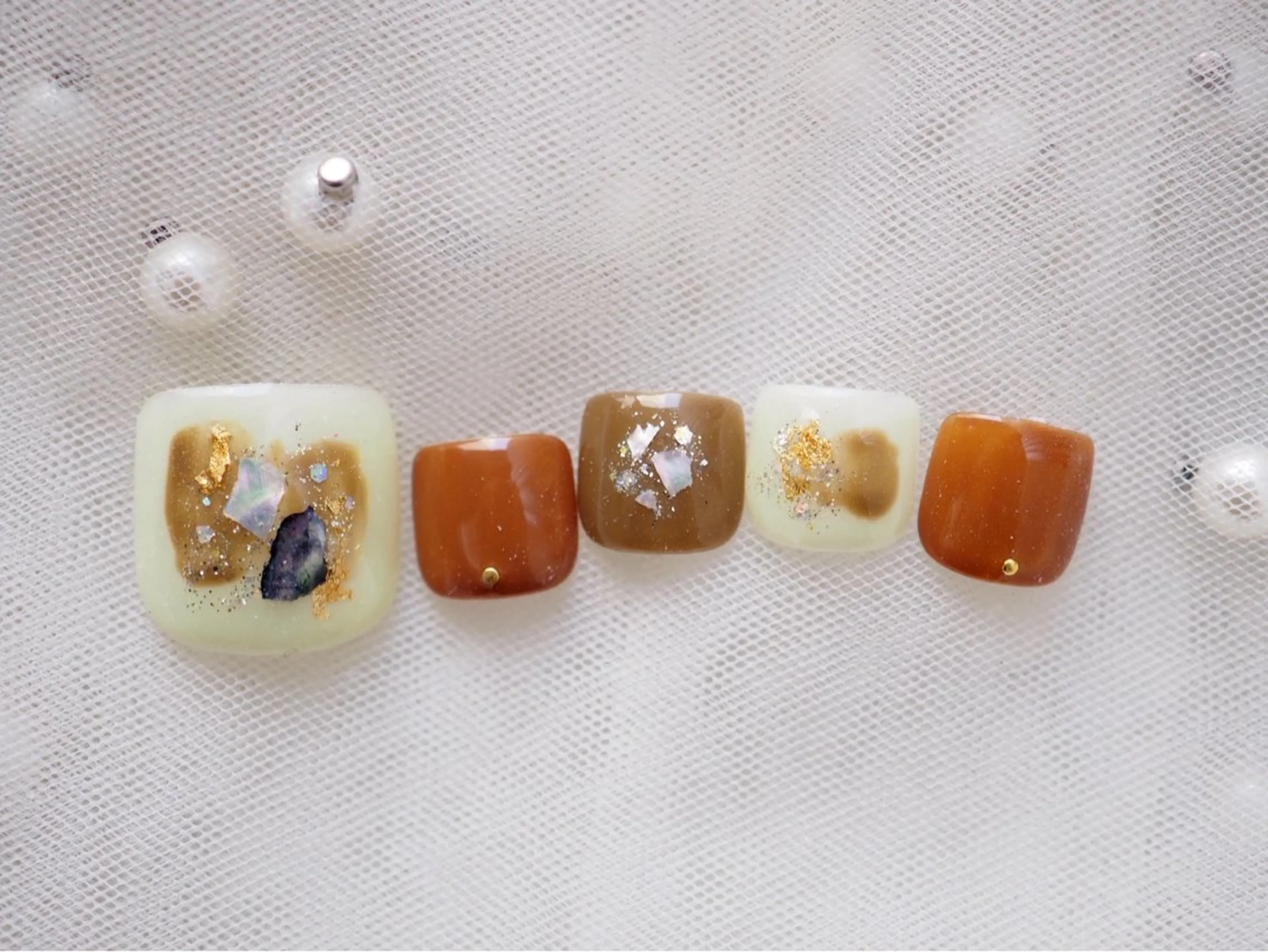 ネイル フットネイル トップネイリスト Ribbon立川店のネイルデザイン