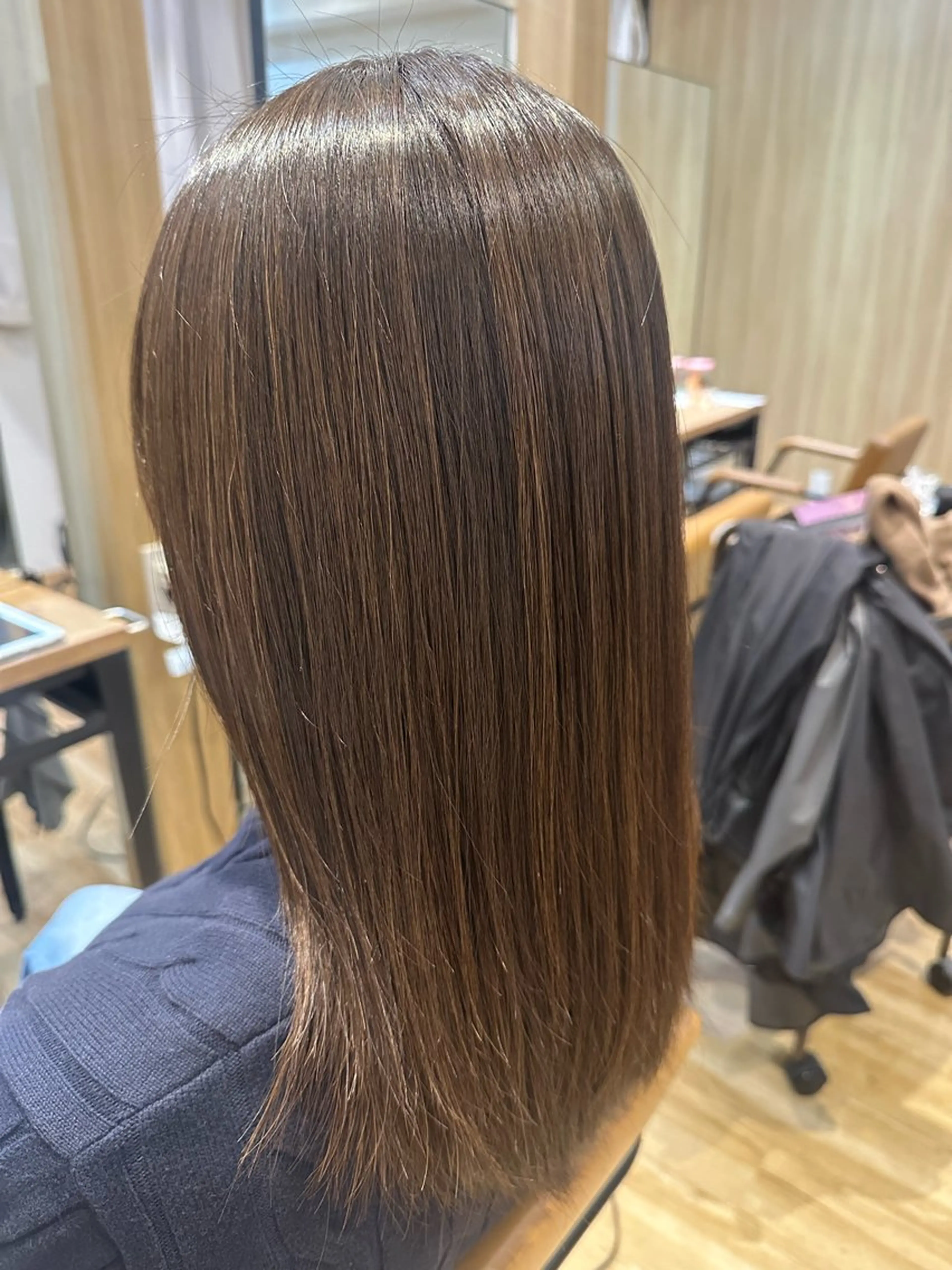 ミディアム パーマ カット 縮毛矯正 ✨✂️Nori ✂️✨のヘアスタイル