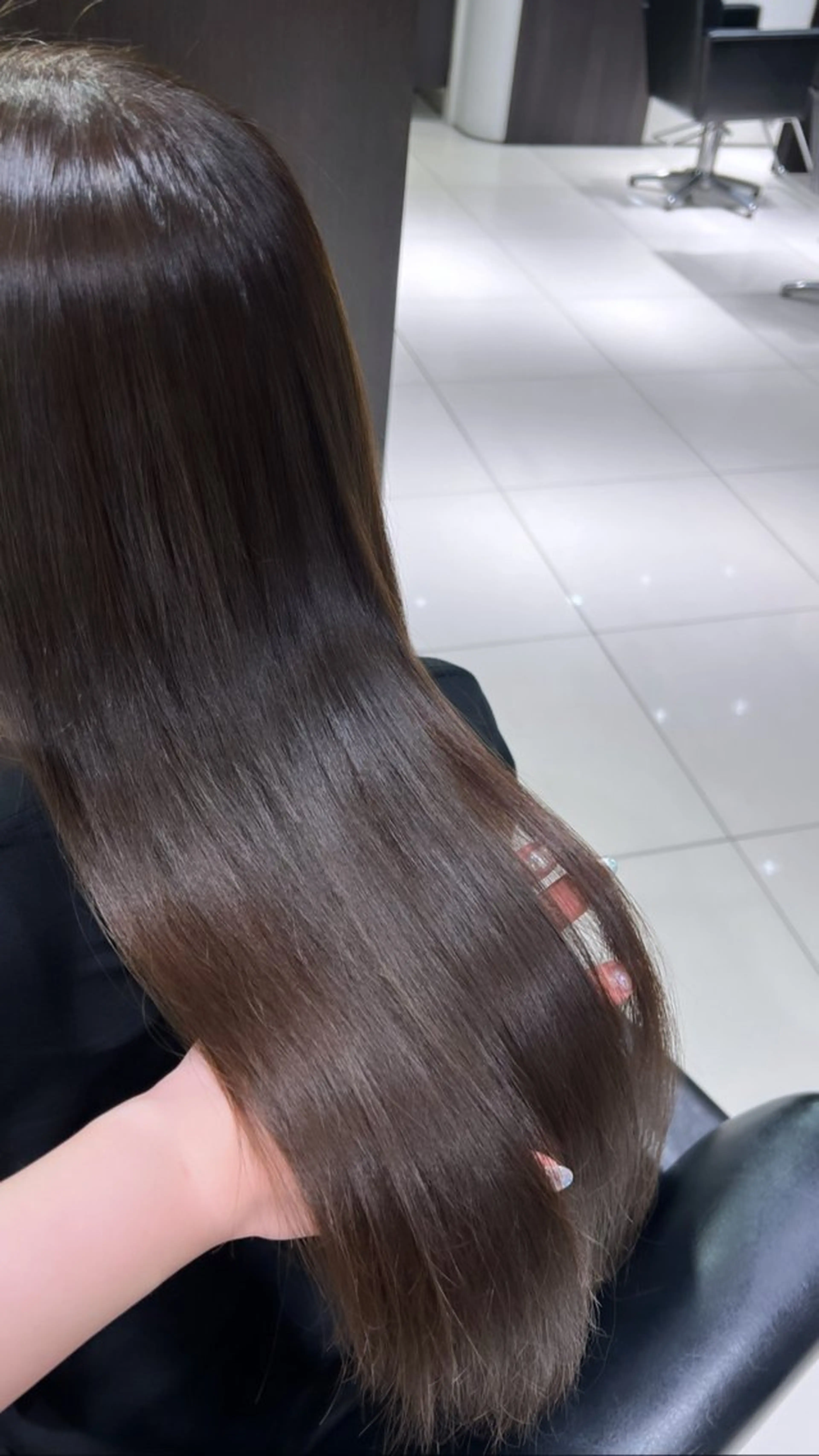 ロング カラー グレージュ 🧊🪞透明感カラー himeのヘアスタイル