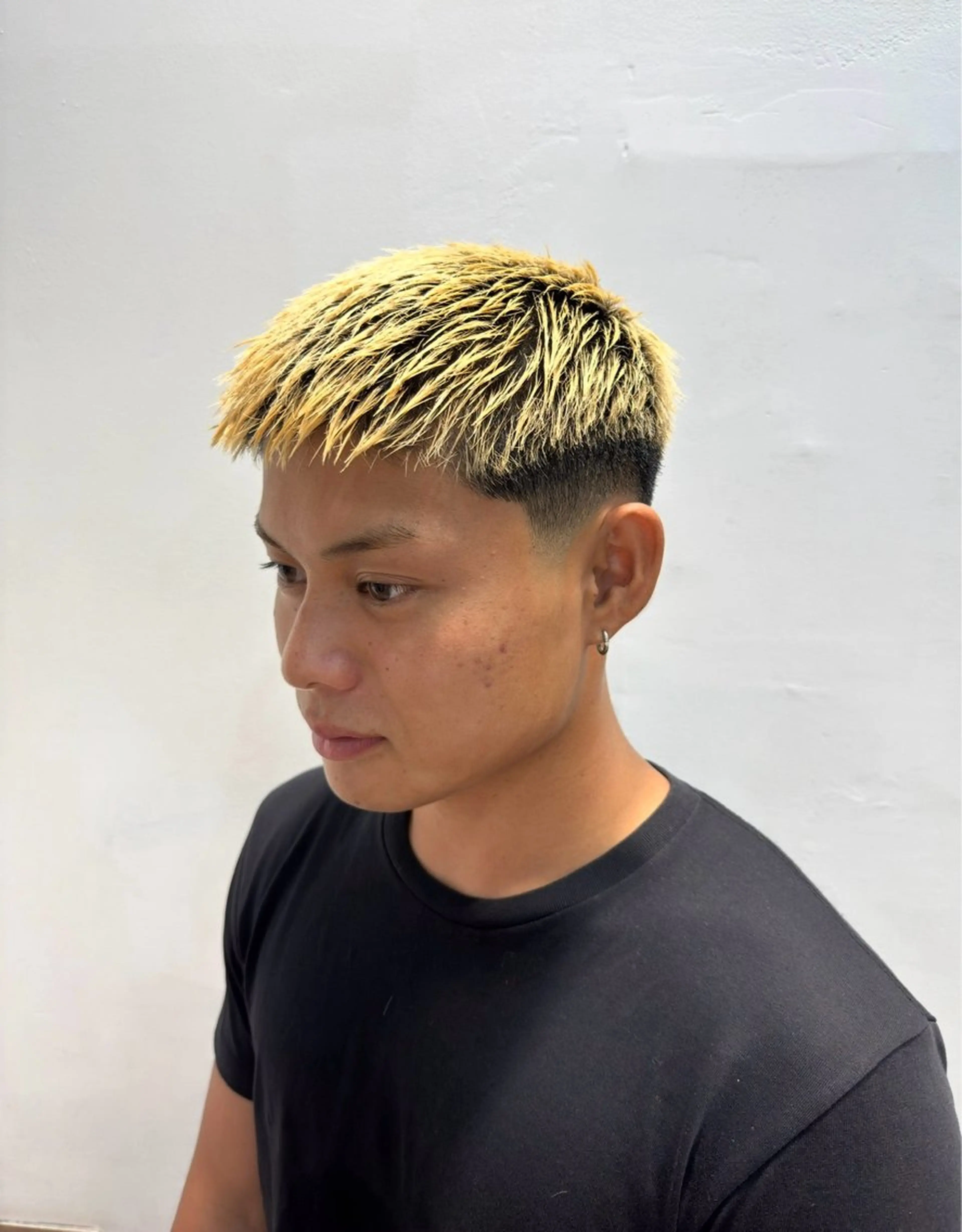 ショート カット フェード/韓国 原宿❤️‍🔥レンのヘアスタイル