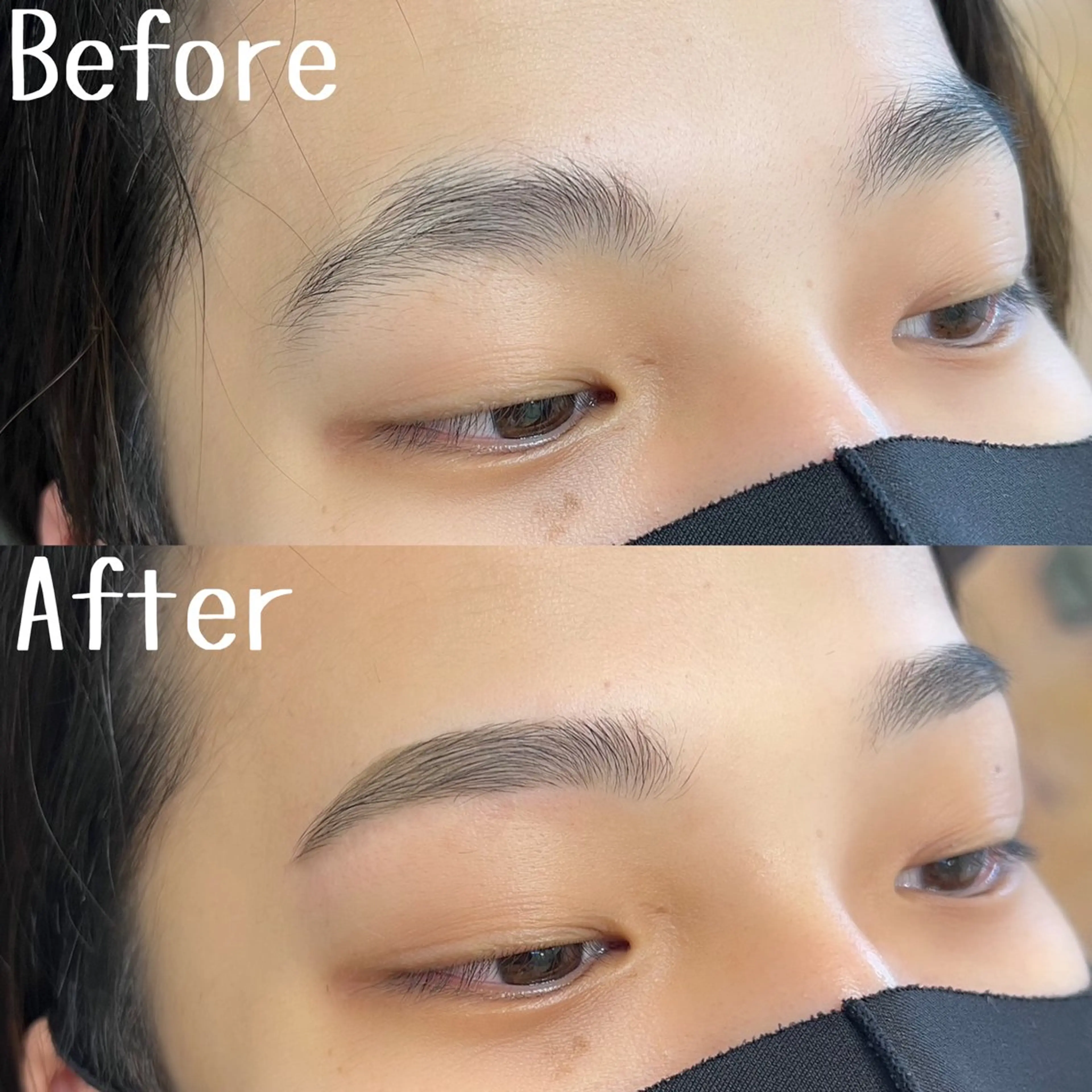 アイブロウ メンズアイブロウ 眉毛ワックス脱毛 西脇 有紀のエステ・リラクイメージ