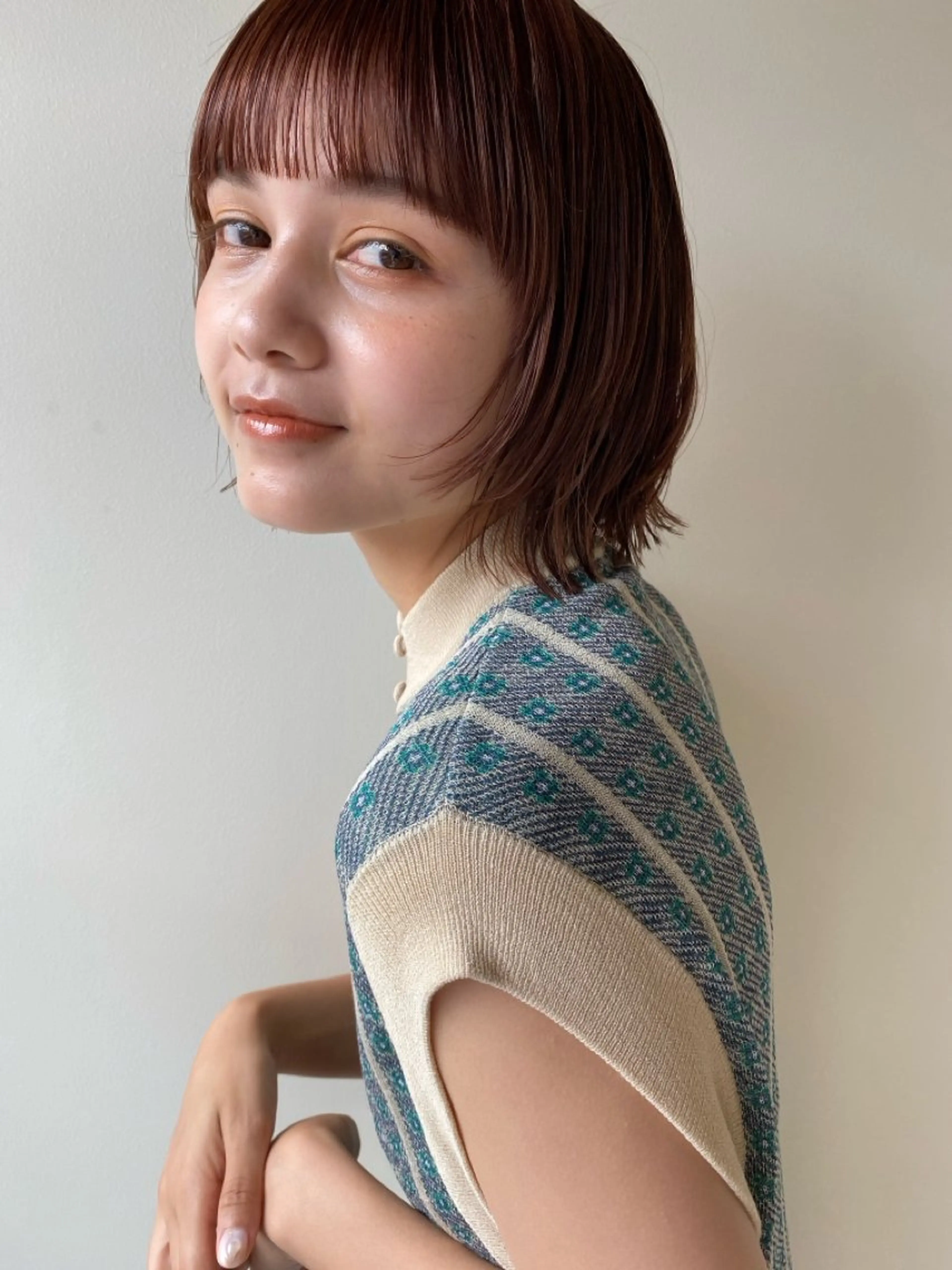 ショート カラー ひなこ / 艶カラーのヘアスタイル