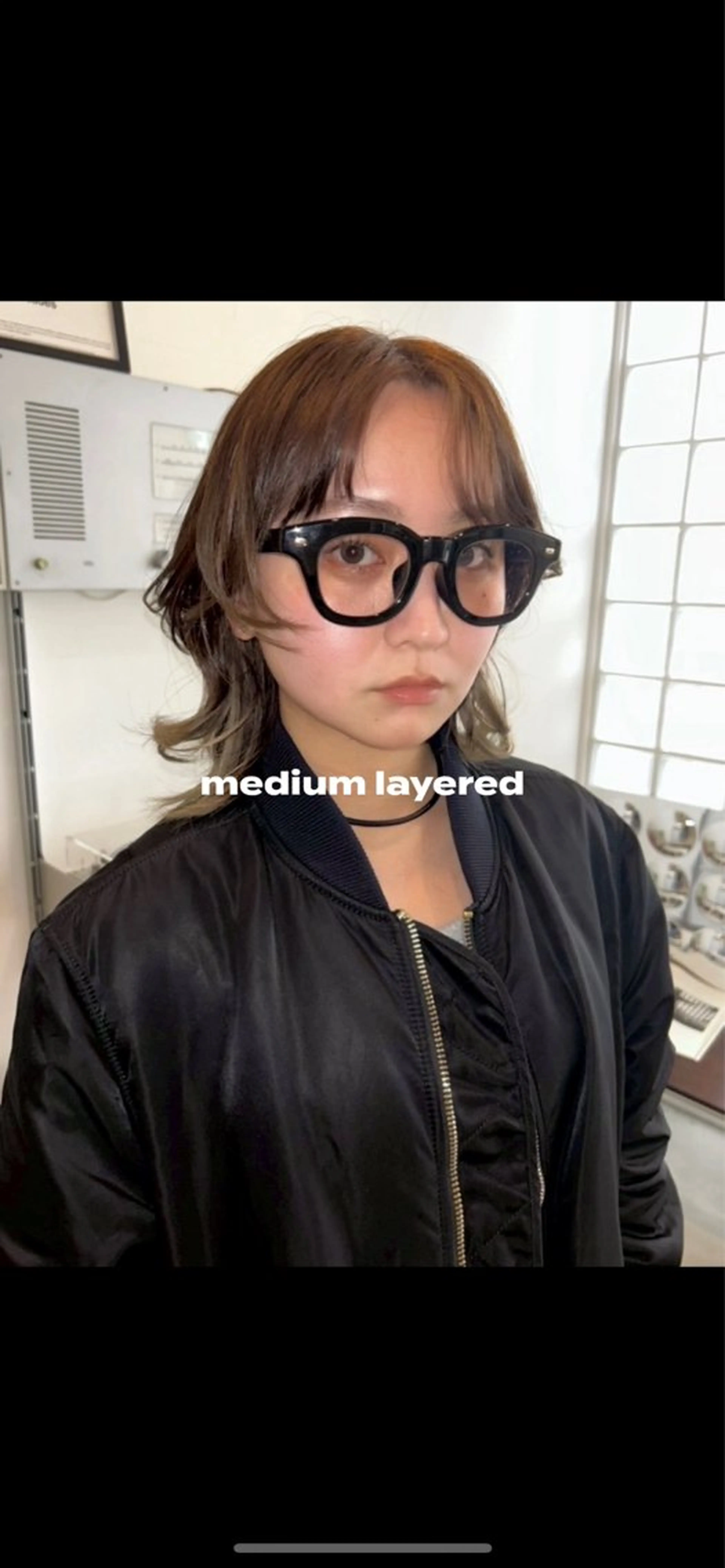 ミディアム カラー カット ヘアカラー トリートメント kosoraレイヤー ハイトーン/デザインのヘアスタイル