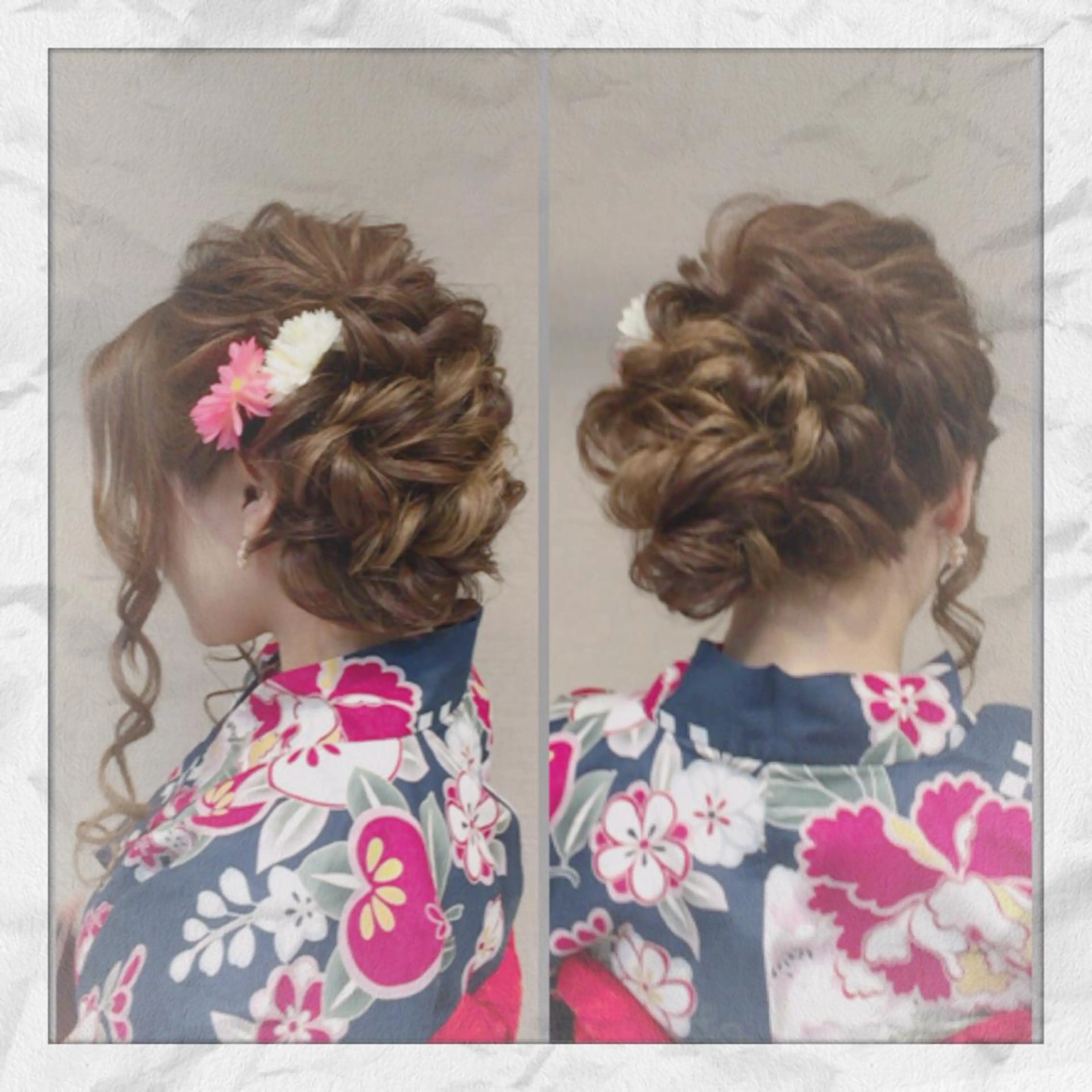 ロング ヘアアレンジ 浴衣 ヘアセット ヘアセット/着付け 𓇼 松本 夏美𓇼のヘアスタイル