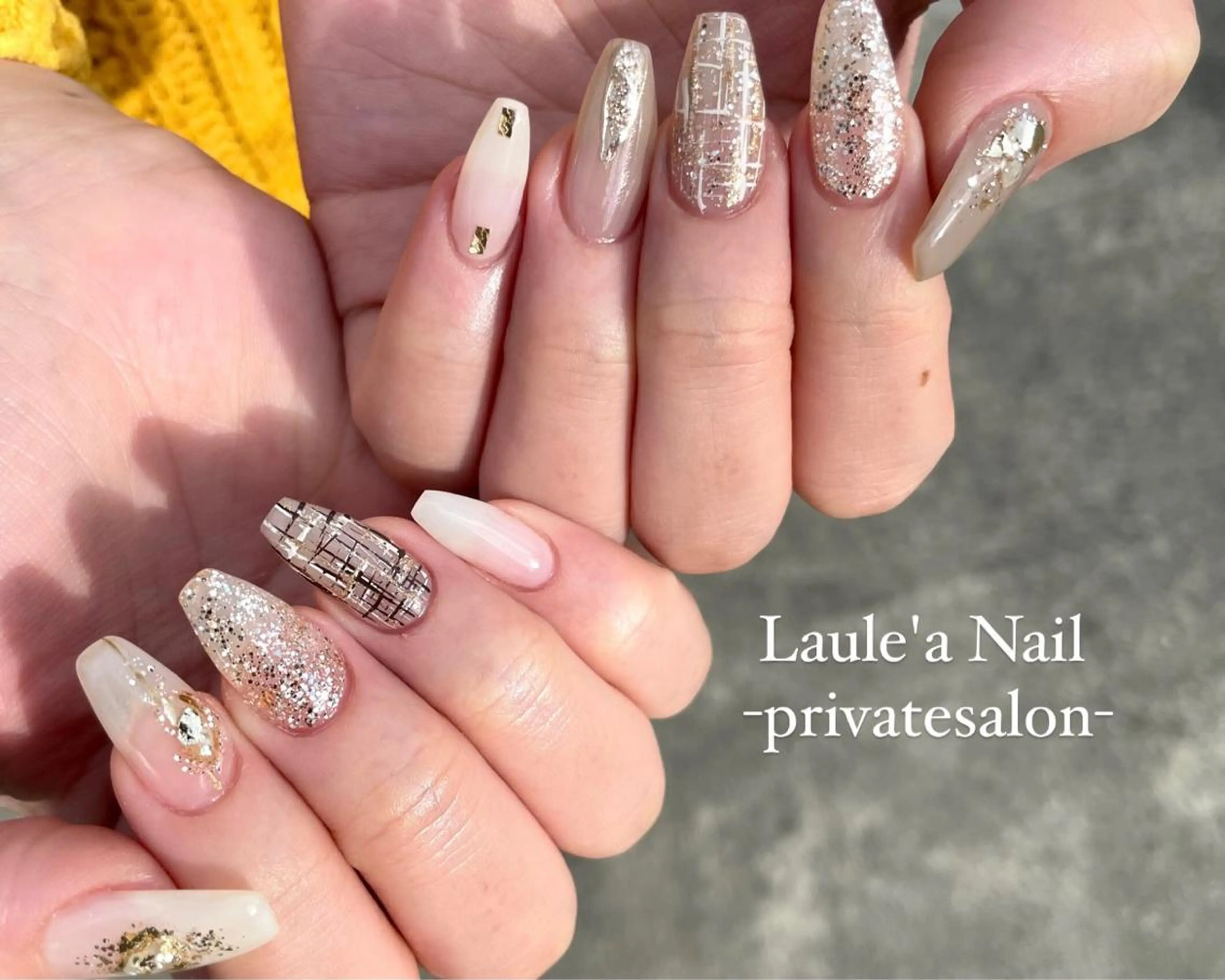 ミディアム ReAnc レアンシのネイルデザイン