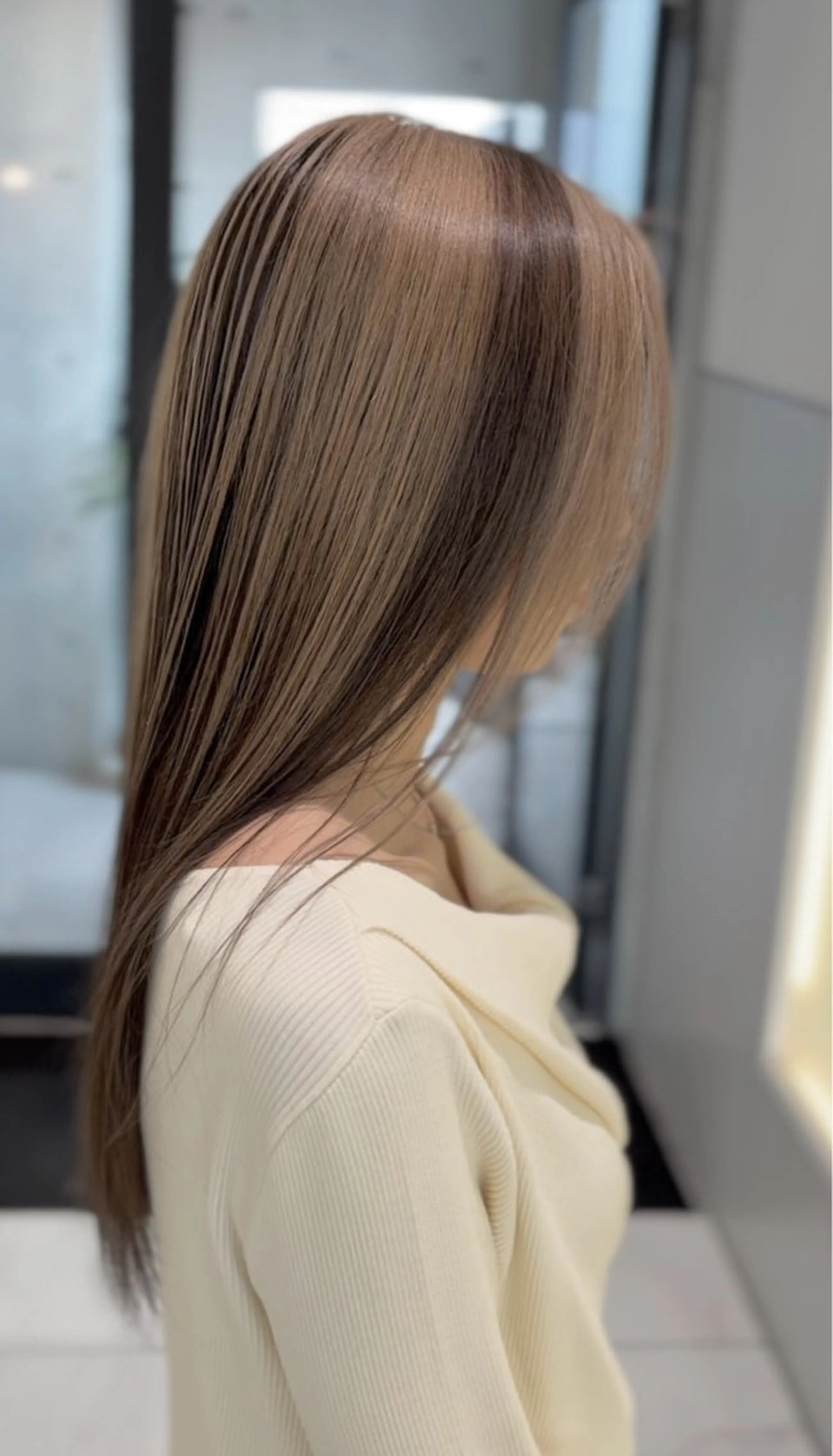 セミロング 髪質改善 shizuna/平尾 /カラー/髪質改善のヘアスタイル