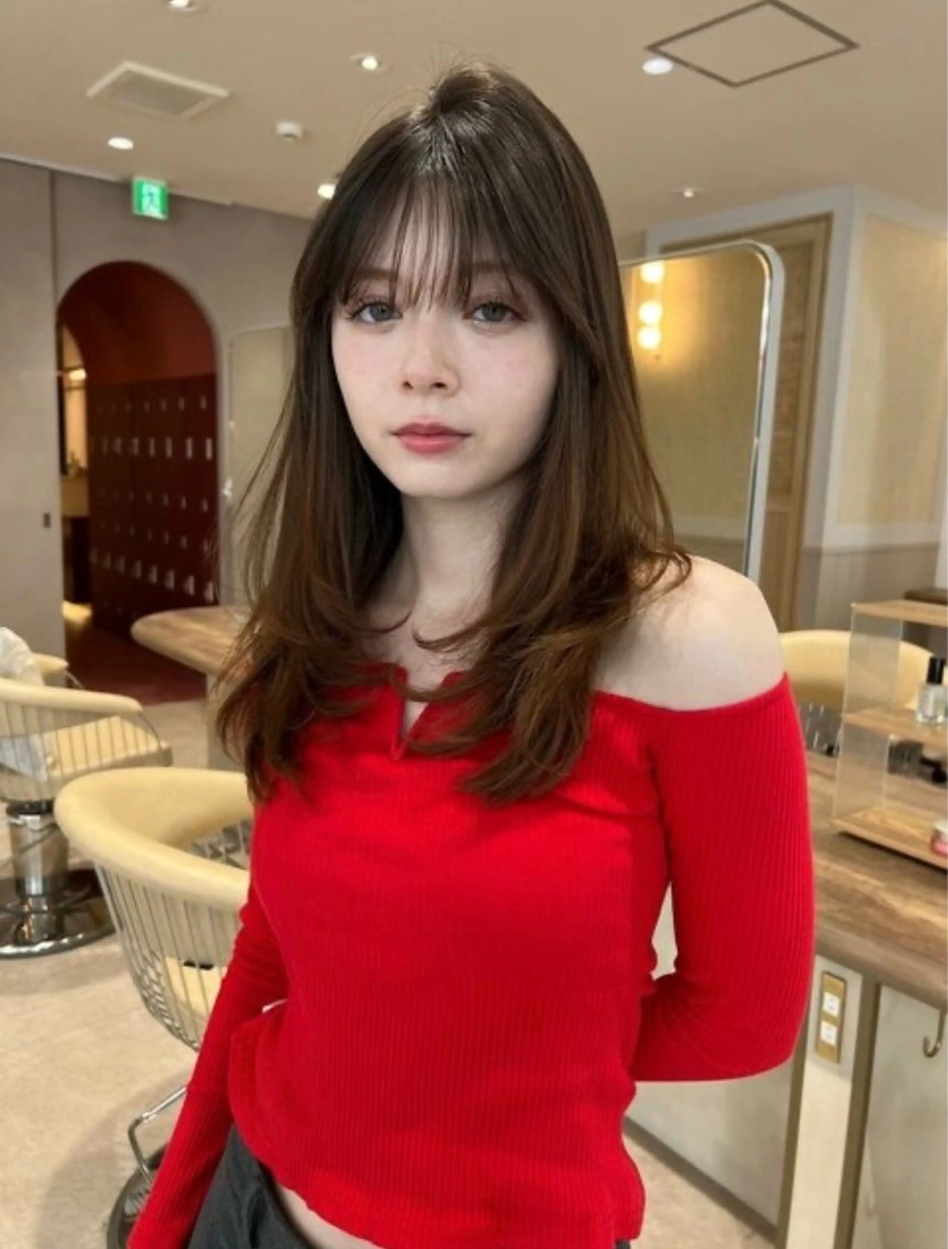 カラー 🍒HARUKA🍒 髪質改善/艶髪/韓国のヘアスタイル