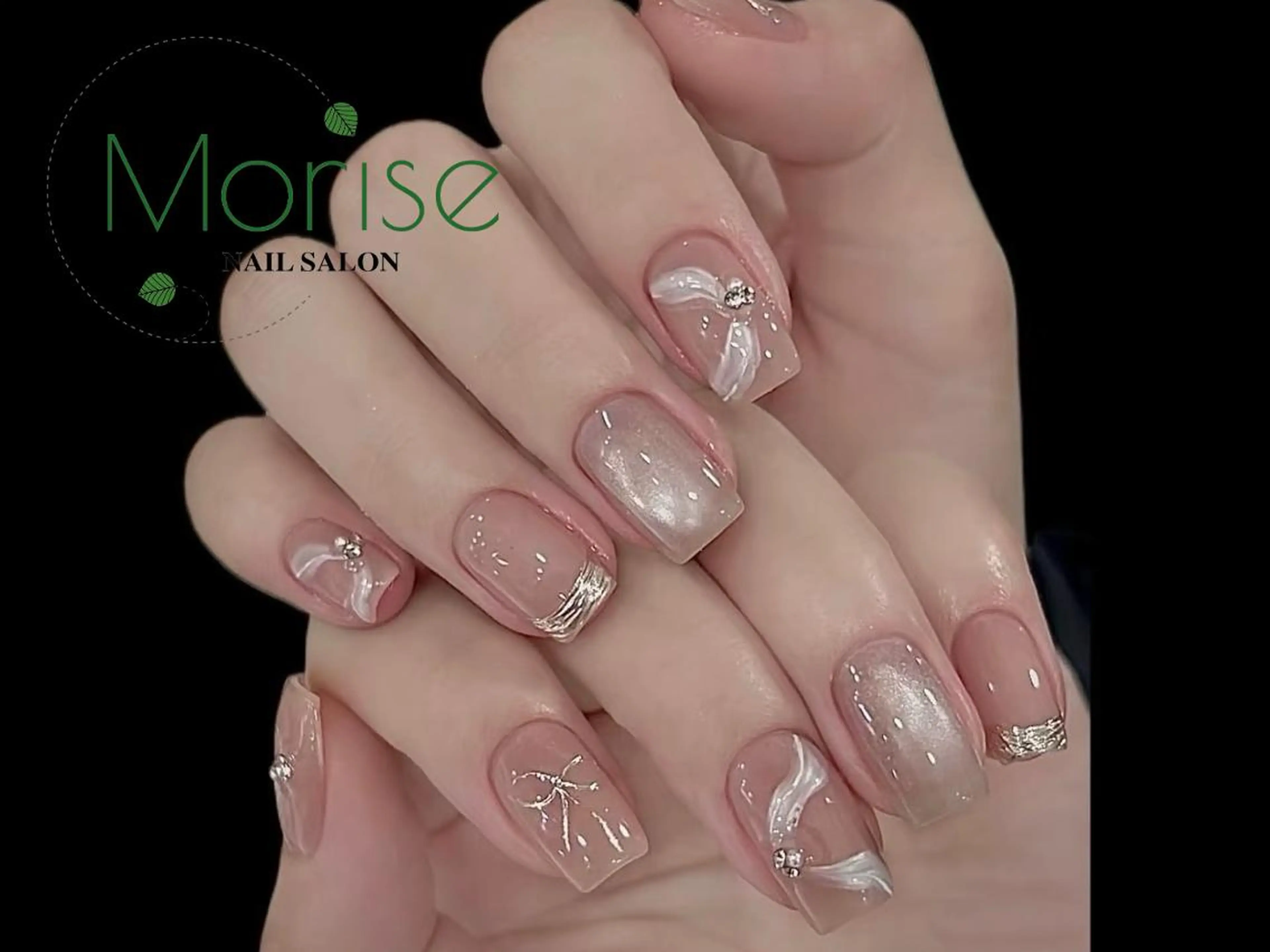 ネイル ジェルネイル マグネットネイル 持ち込み パラジェル ハンドネイル ハンドケア MoriseNail 原宿店のネイルデザイン