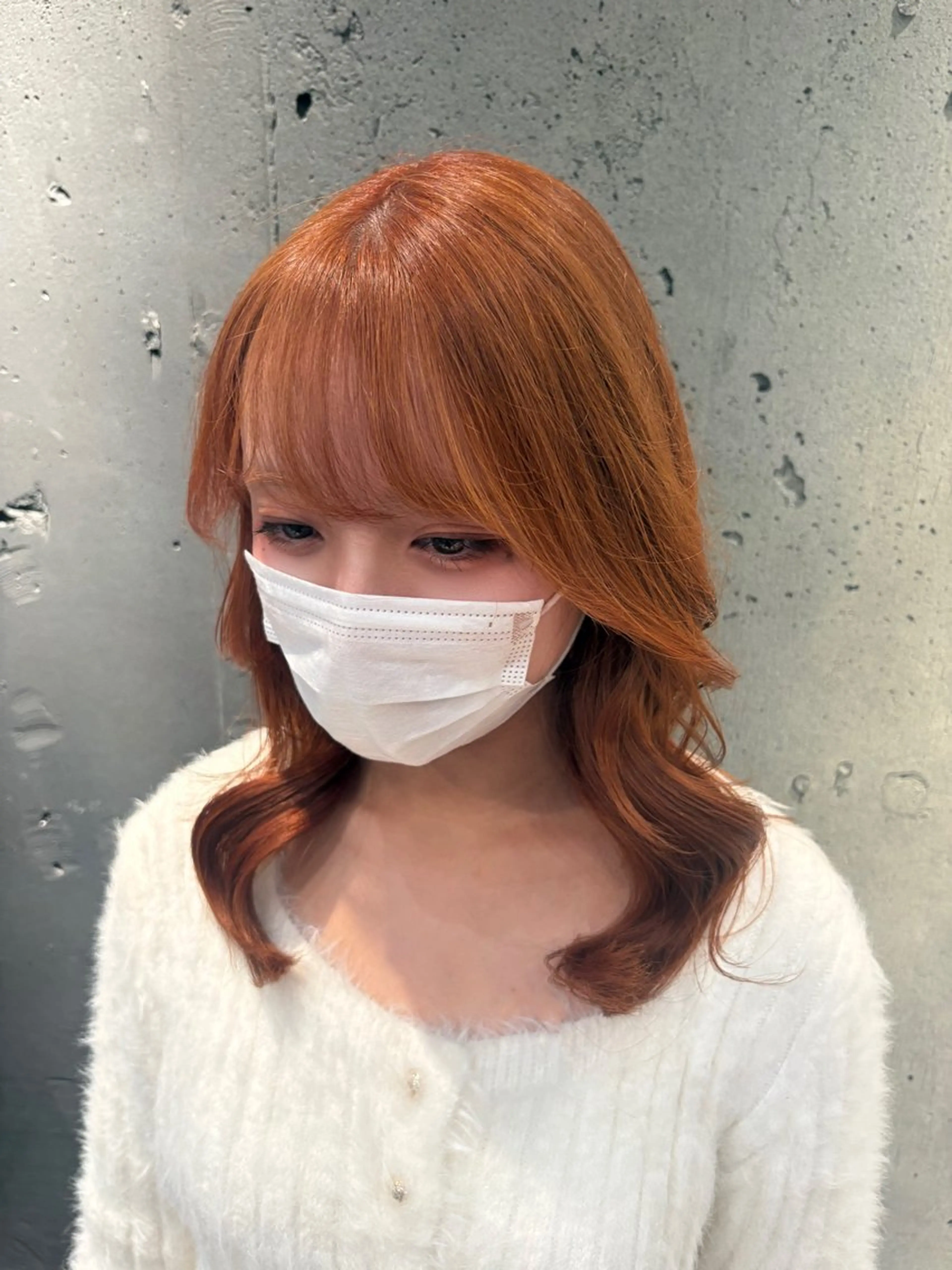 セミロング ヘアカラー 💕ハイトーン艶 カラー💕ゆぅーなのヘアスタイル