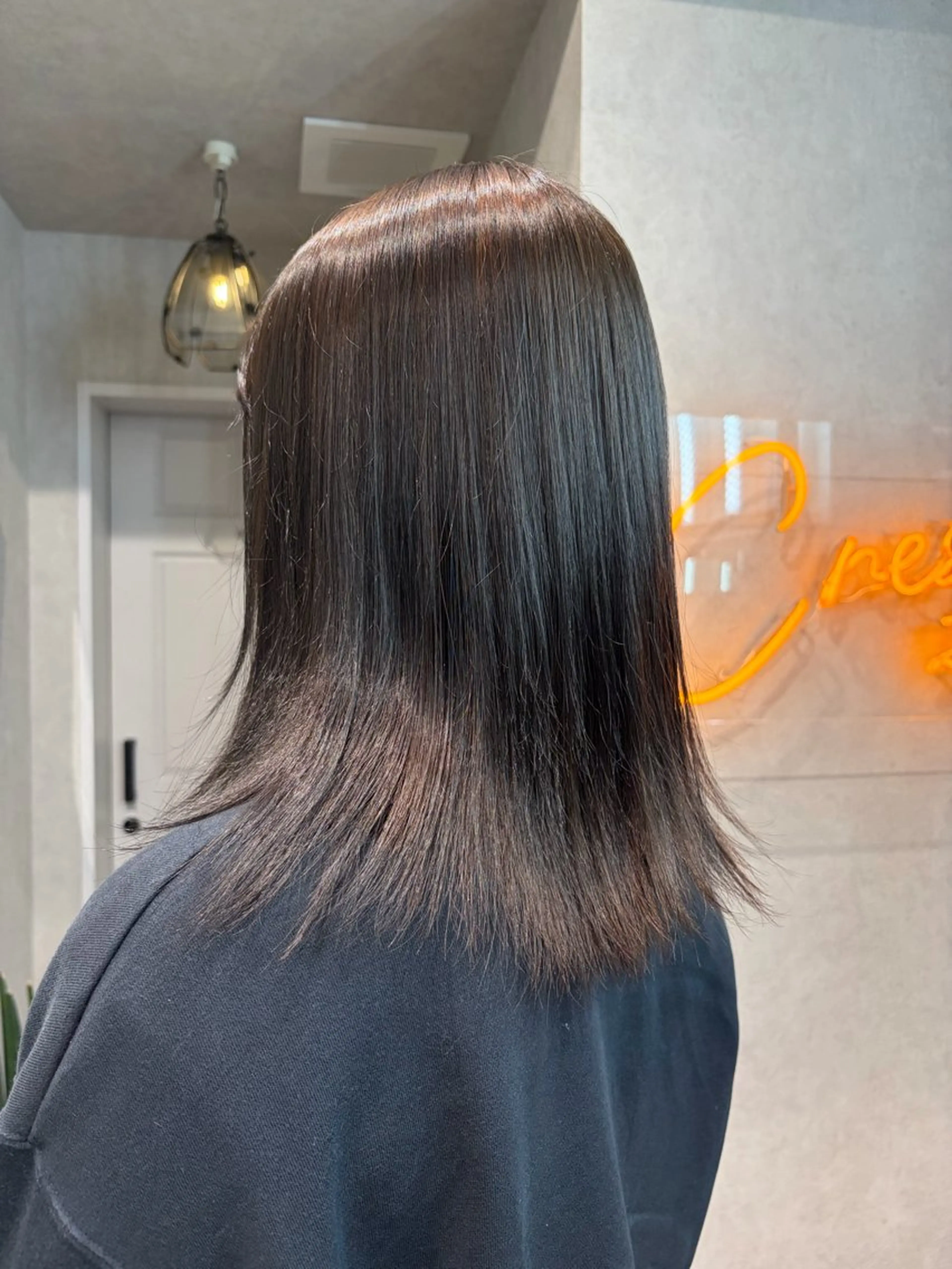 ミディアム カラー ヘアカラー ハイトーン/ ネイル💅まりなのヘアスタイル