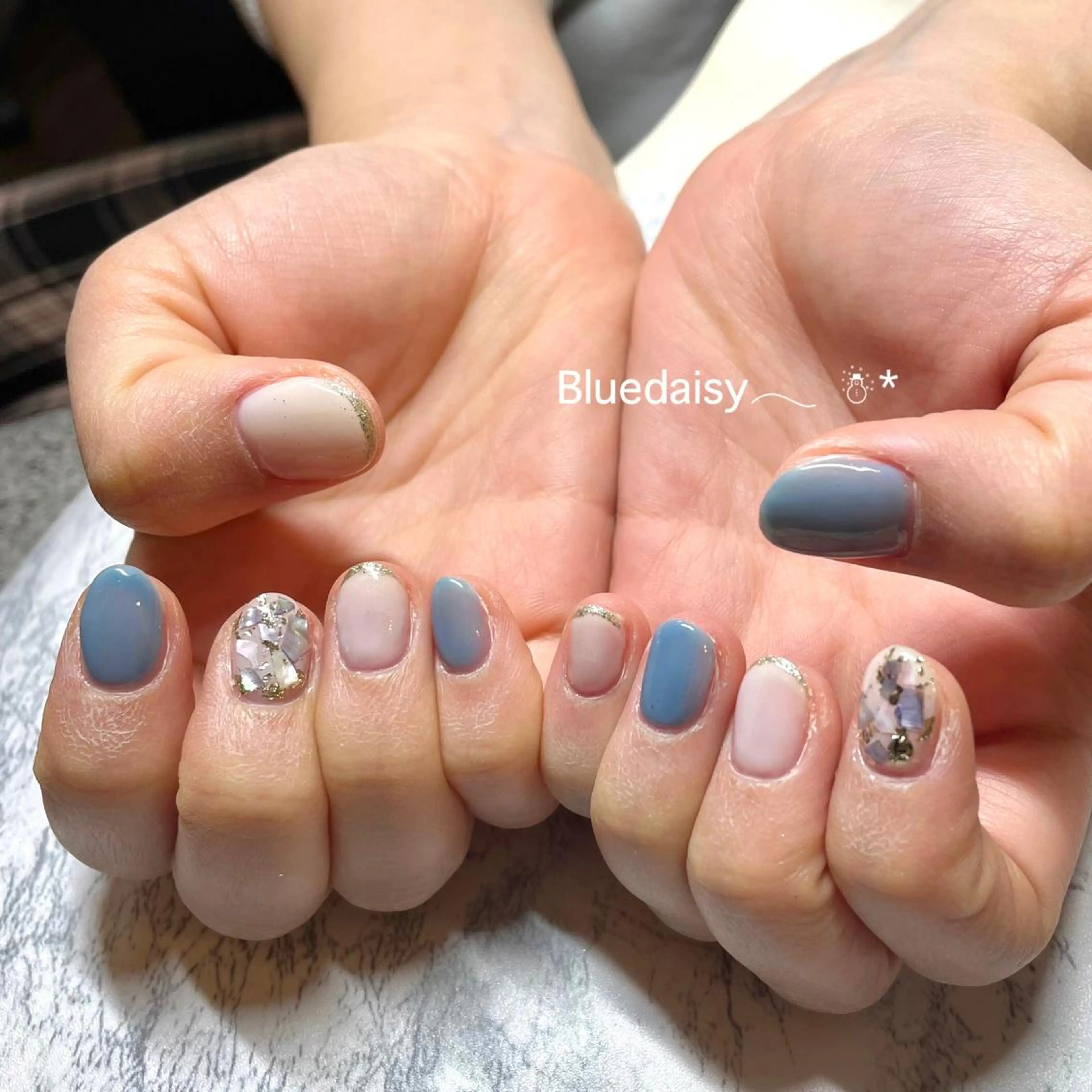 ネイル Blue daisy 栄本店のネイルデザイン