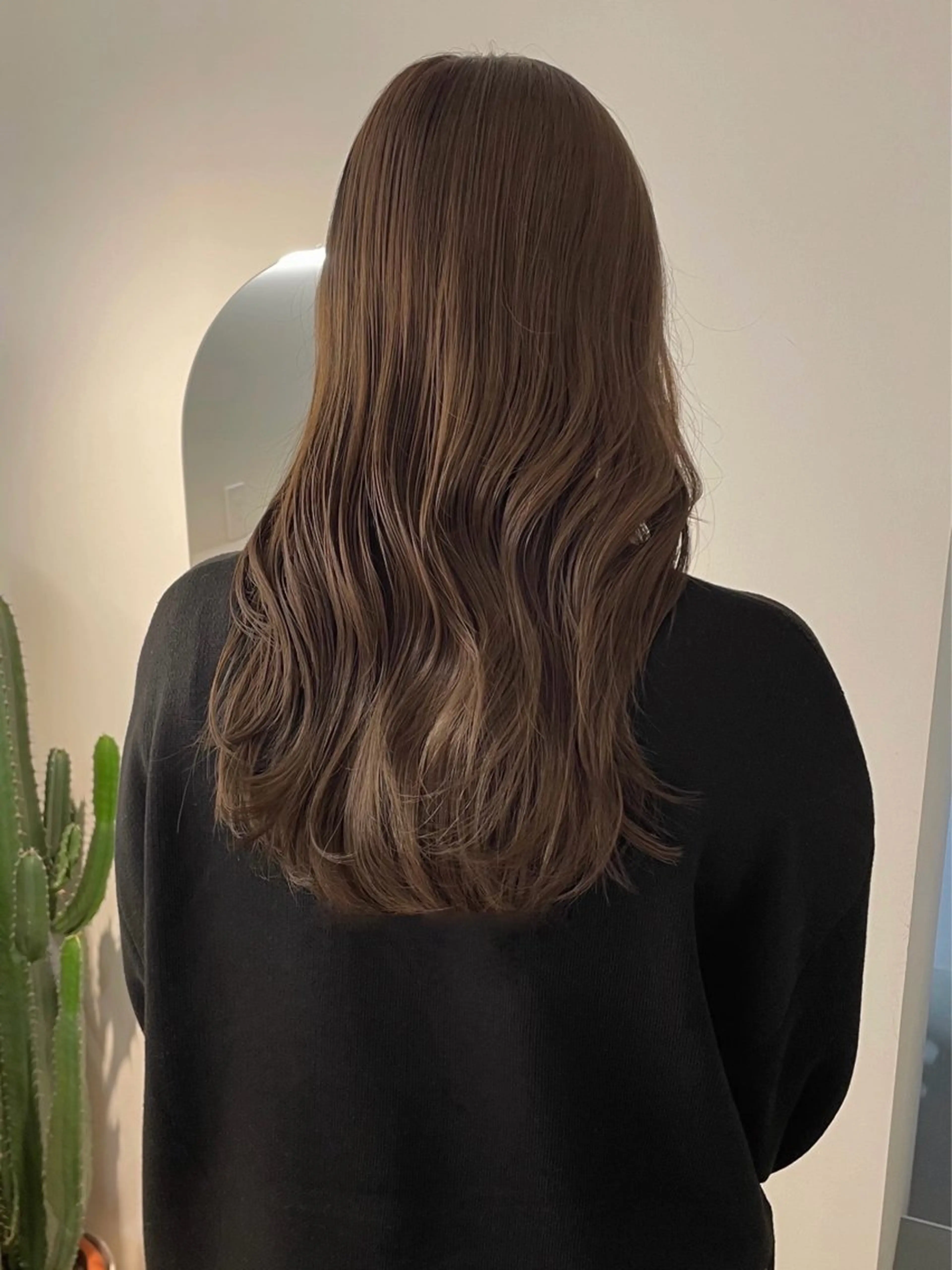 ロング カット ヘアカラー トリートメント kunimi harukaのヘアスタイル