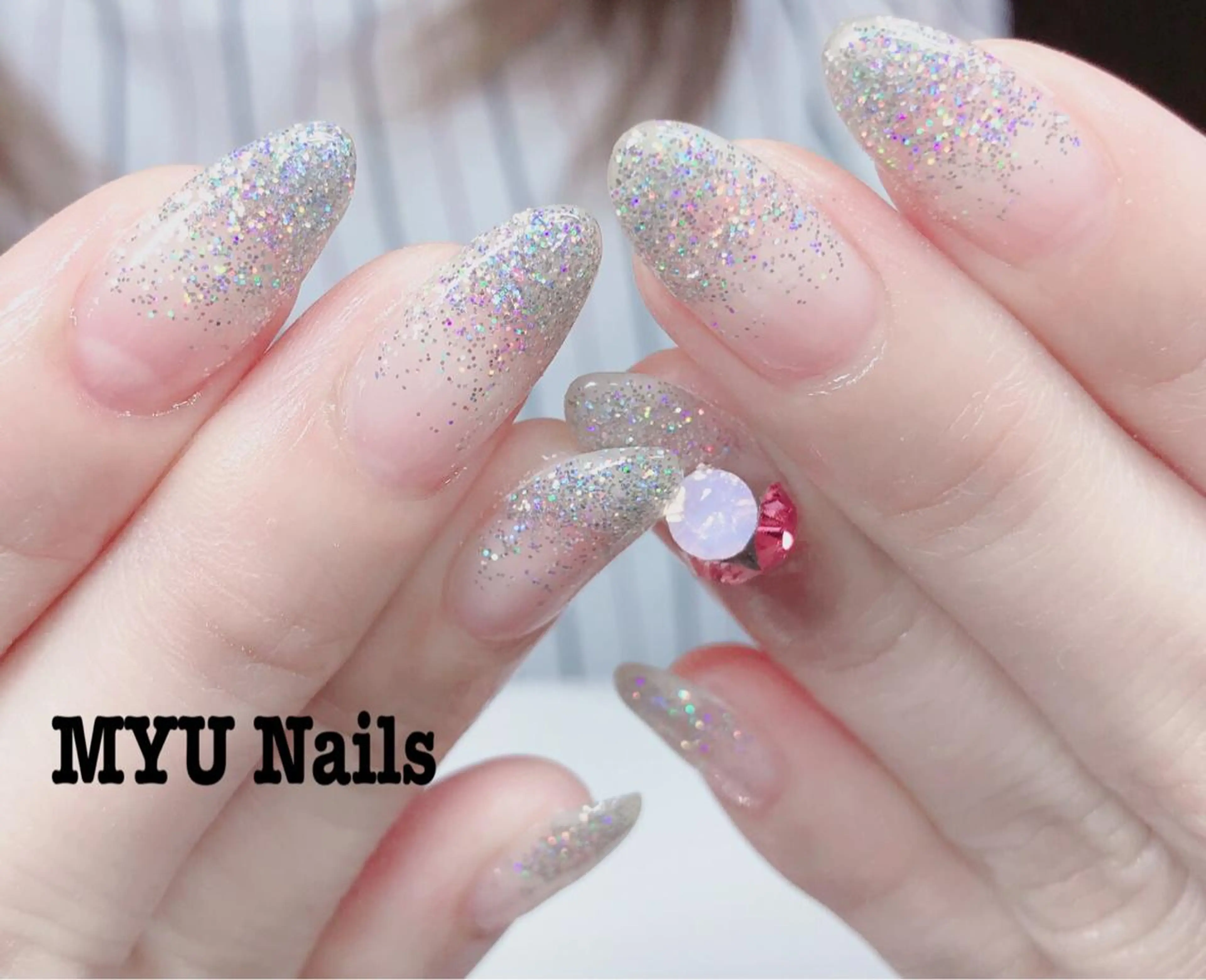 ネイル ニュアンスネイル🌈 MYU Nailsのネイルデザイン