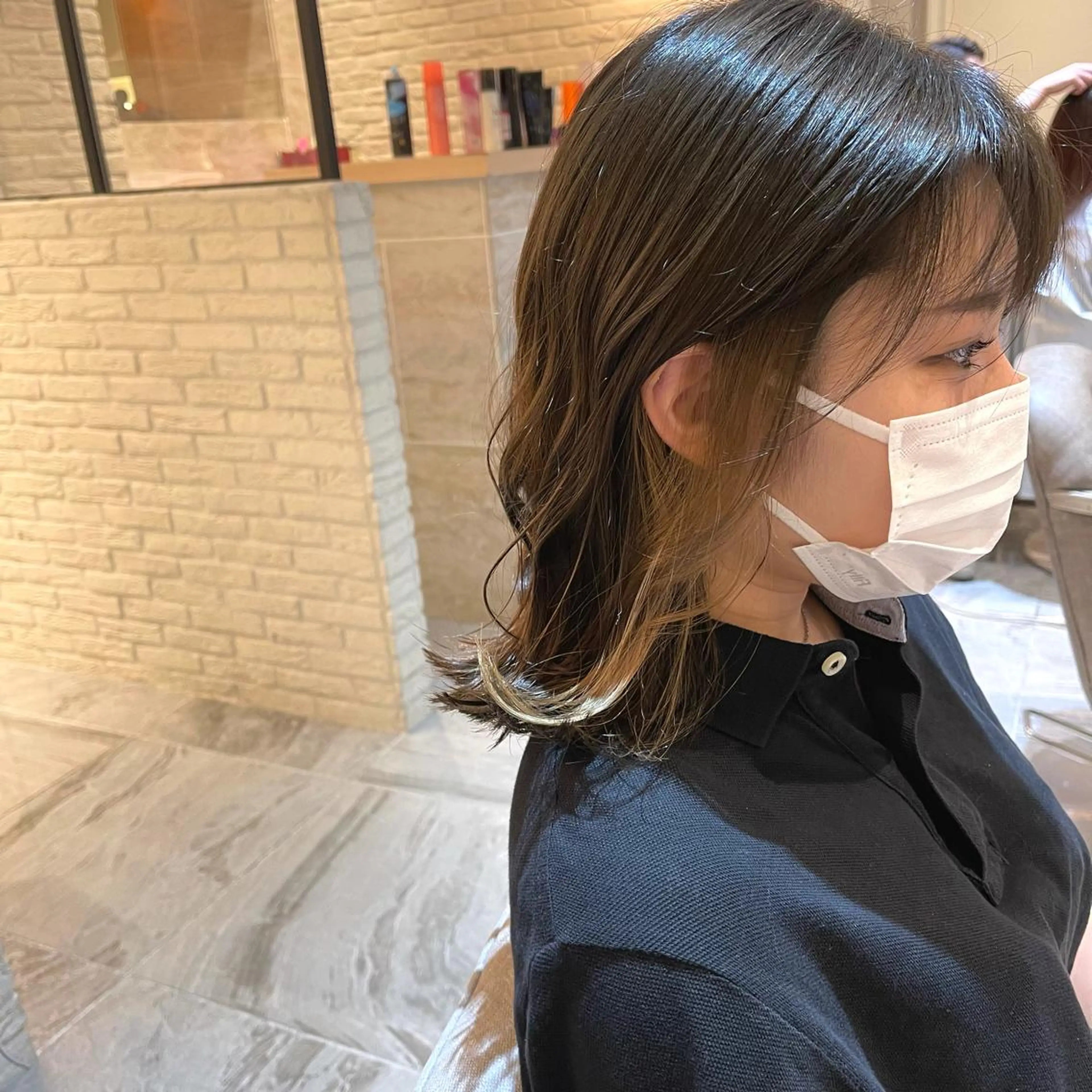 セミロング レイヤーカット 📍葛西りんたろう/ ENVのヘアスタイル