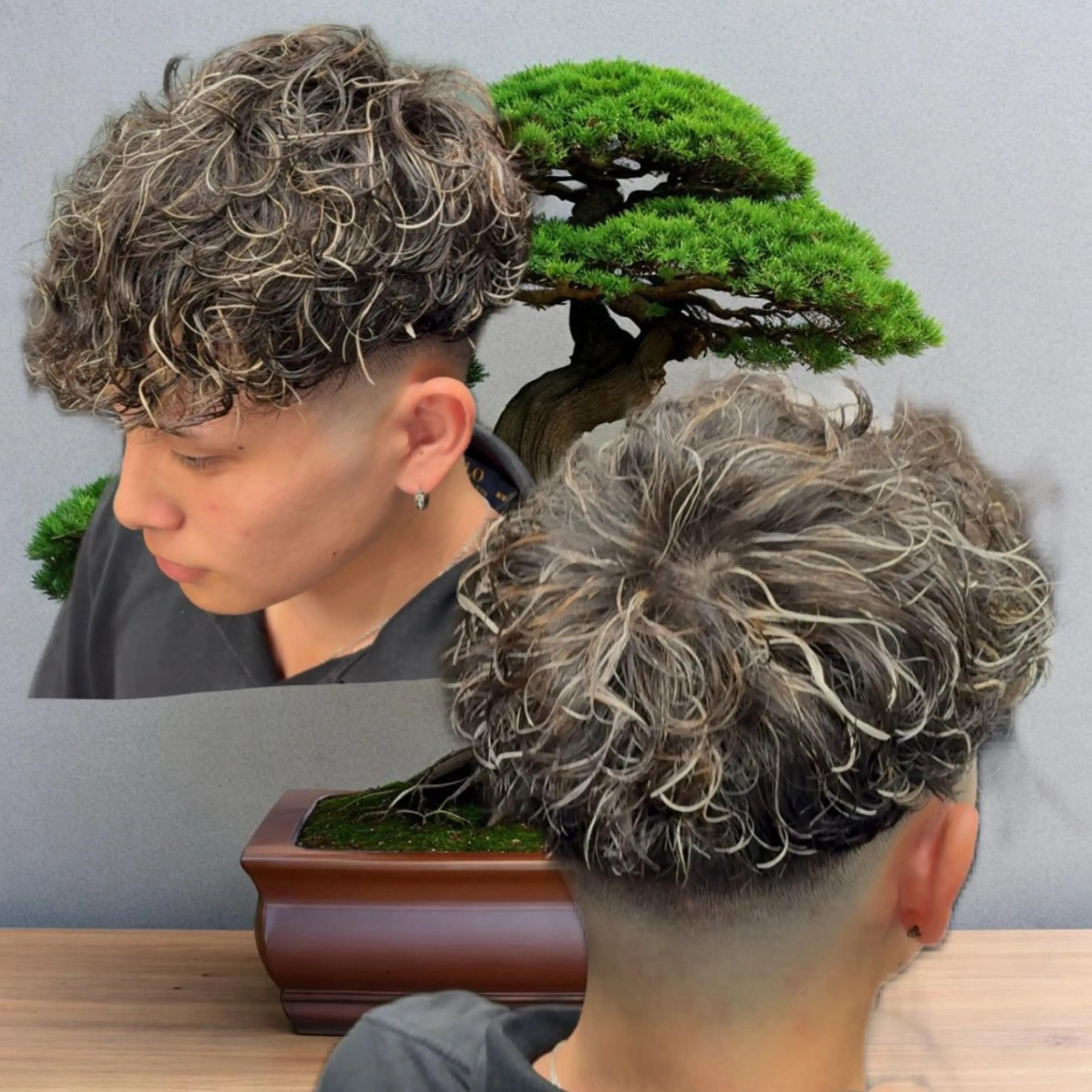 𝐌𝐞𝐧𝐬 cut + permの写真