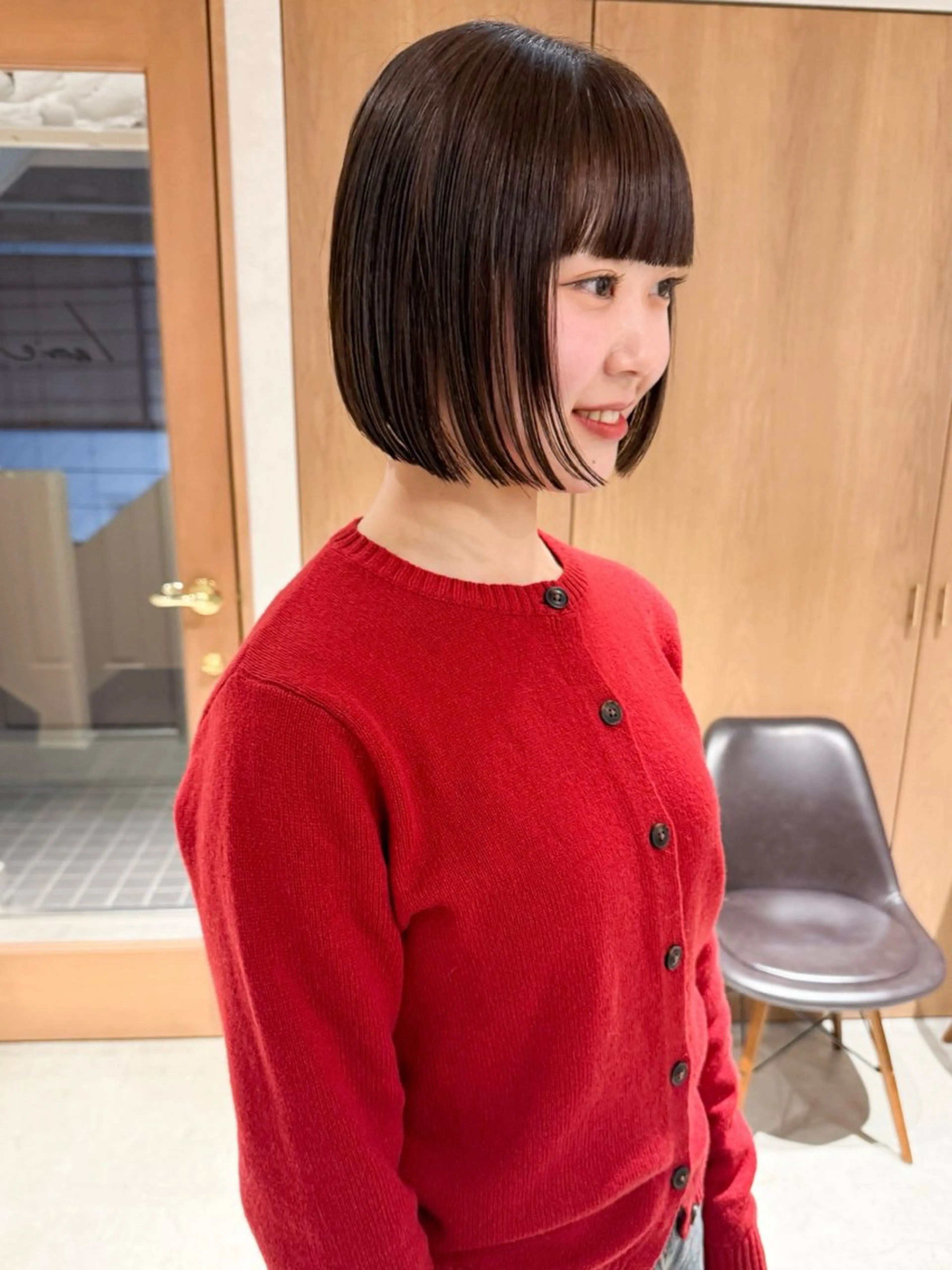 ショート 縮毛矯正 トリートメント 似合わせボブ×地毛風 縮毛矯正❕ayanaのヘアスタイル