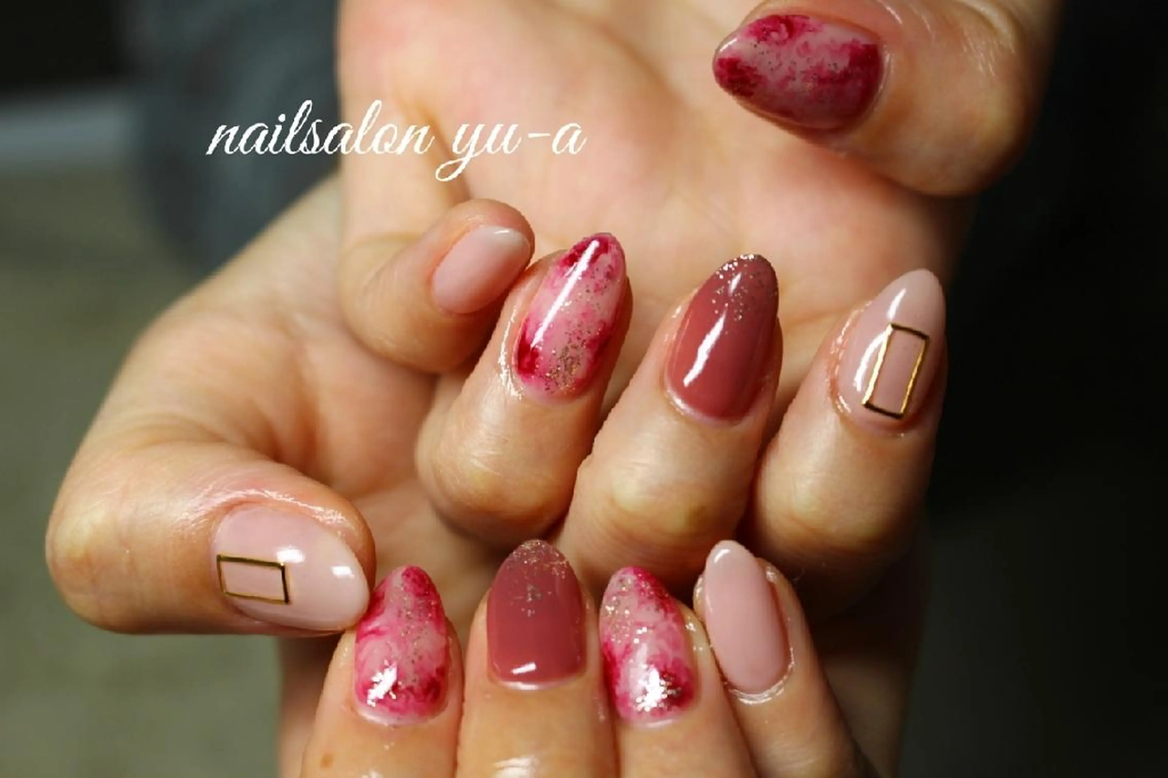 ネイル ハンドネイル yu-a☆   柏ネイルのネイルデザイン
