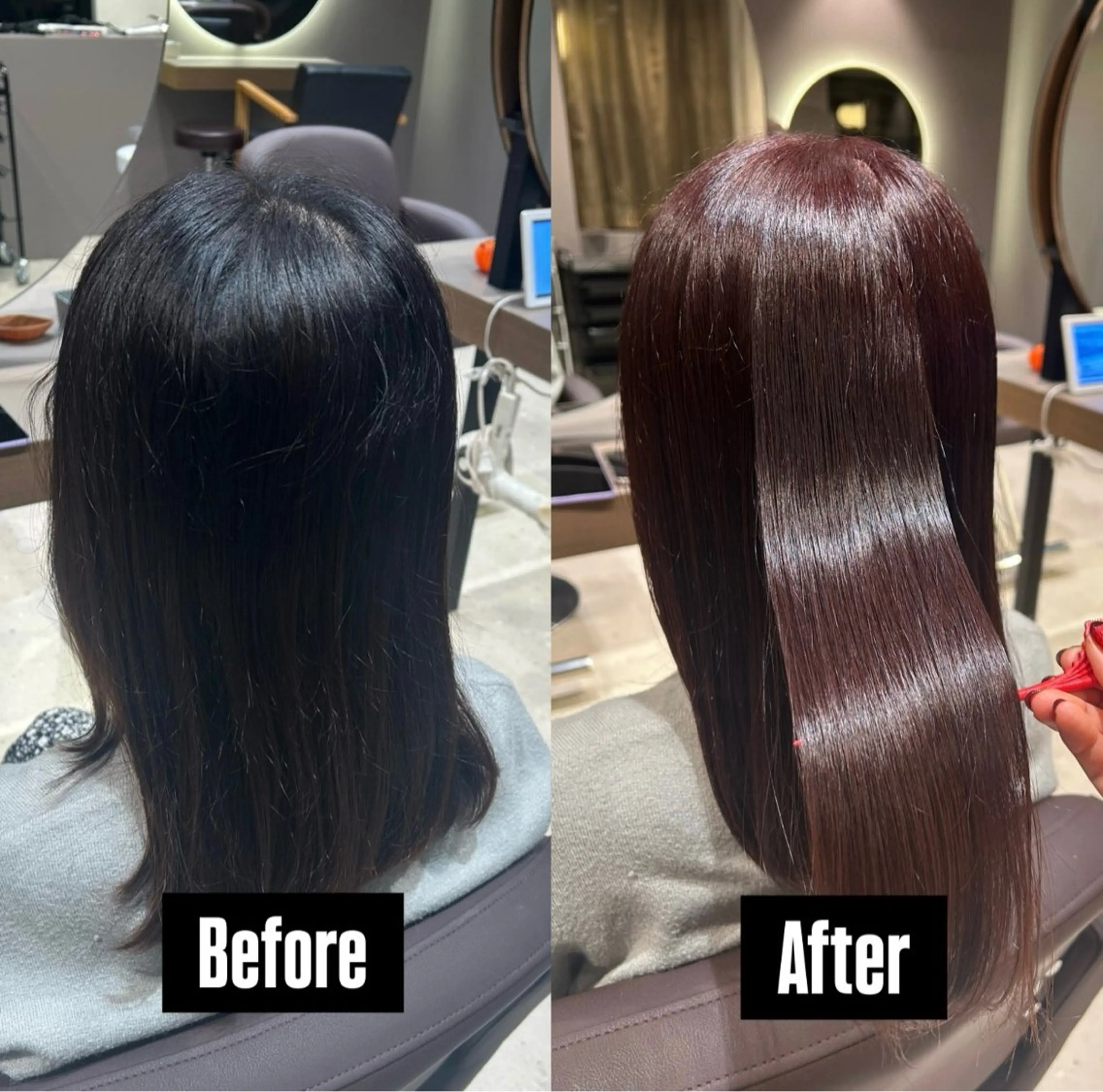 ミディアム ヘアカラー トリートメント ☀️柏木 ほのか☀️のヘアスタイル