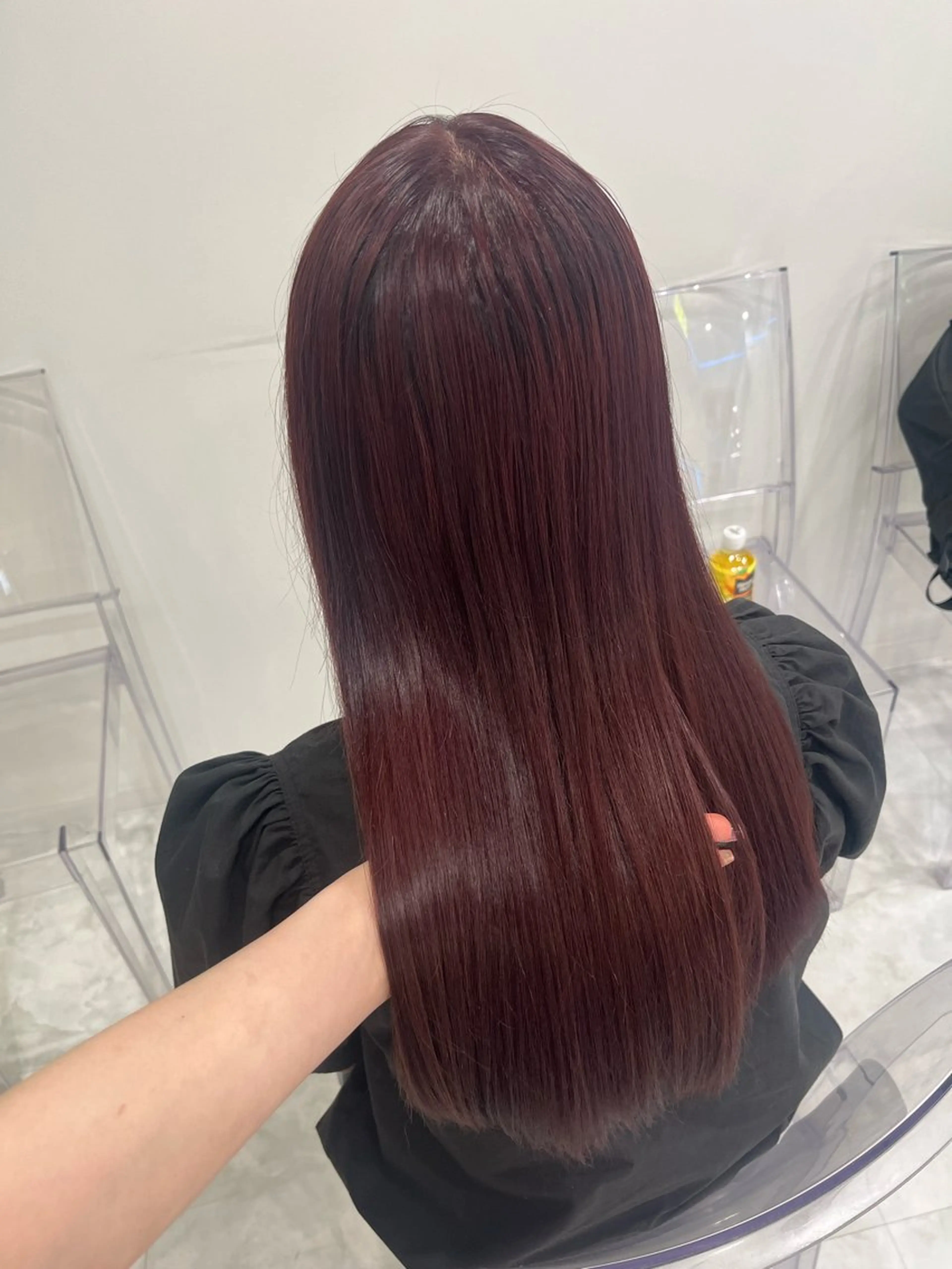 ロング カラー ガーリー♡女の子っぽ ヘア♡ピンクカラー♡のヘアスタイル