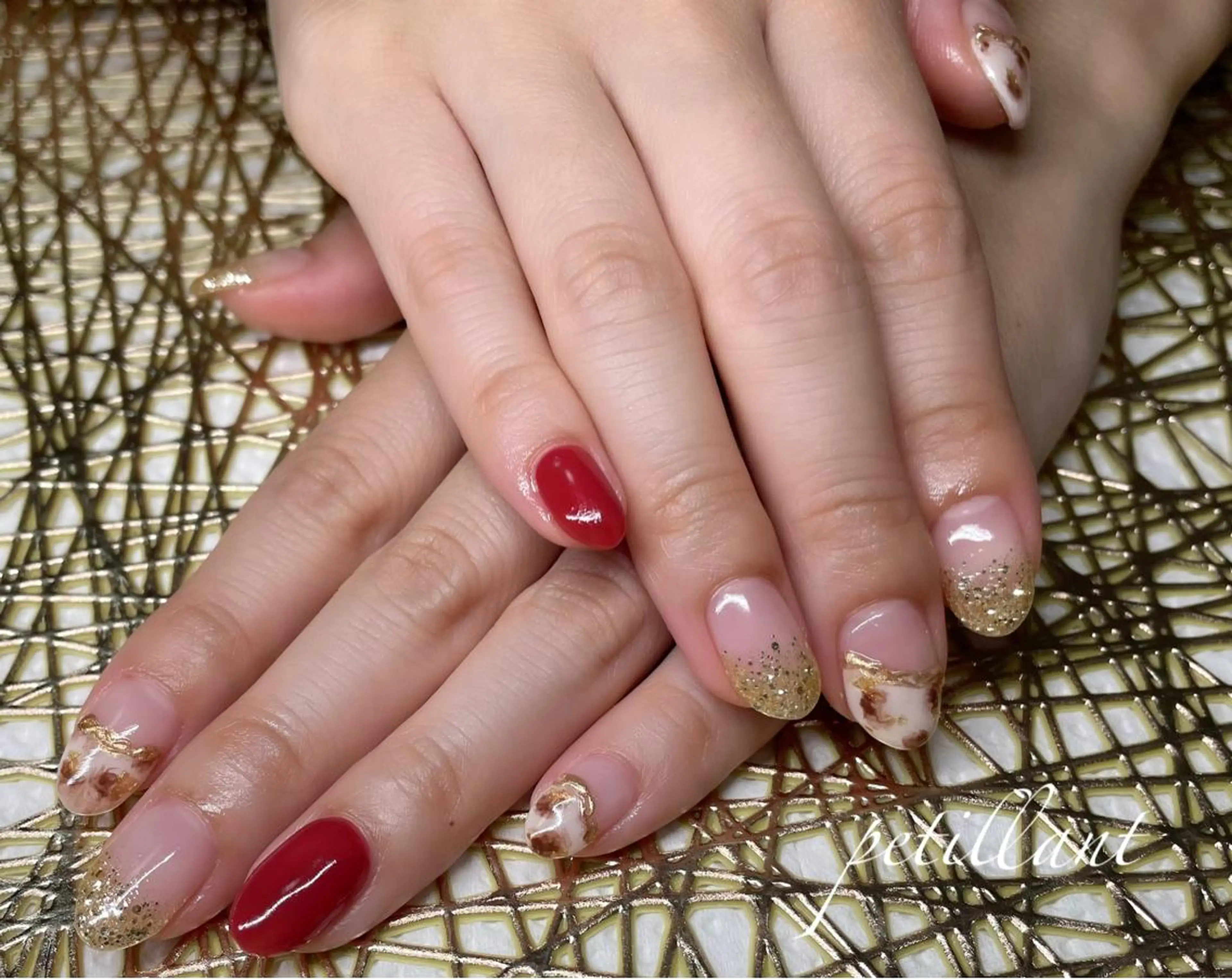 ネイル nail salon petillantのネイルデザイン