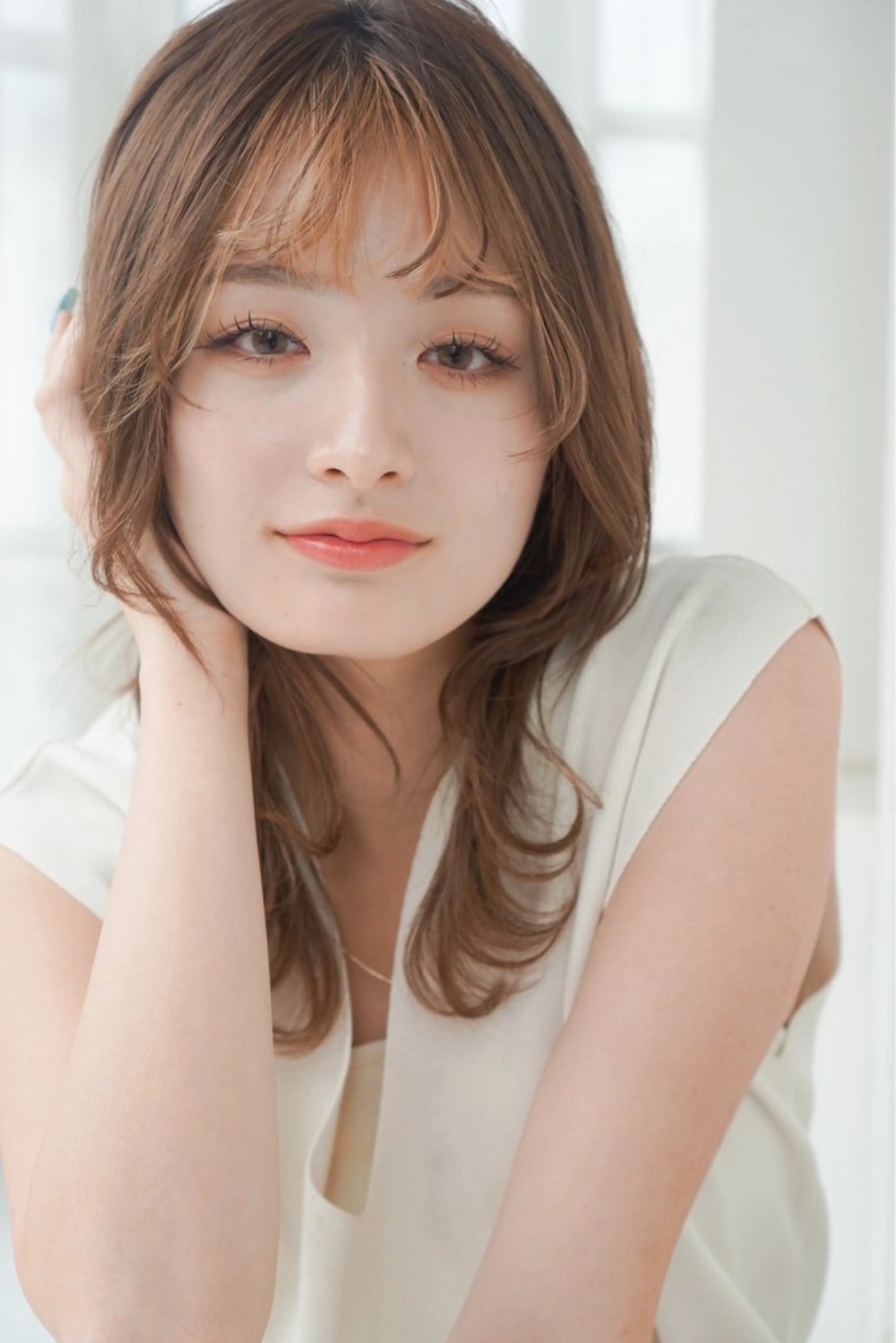 カラー 田島 穂乃花のヘアスタイル