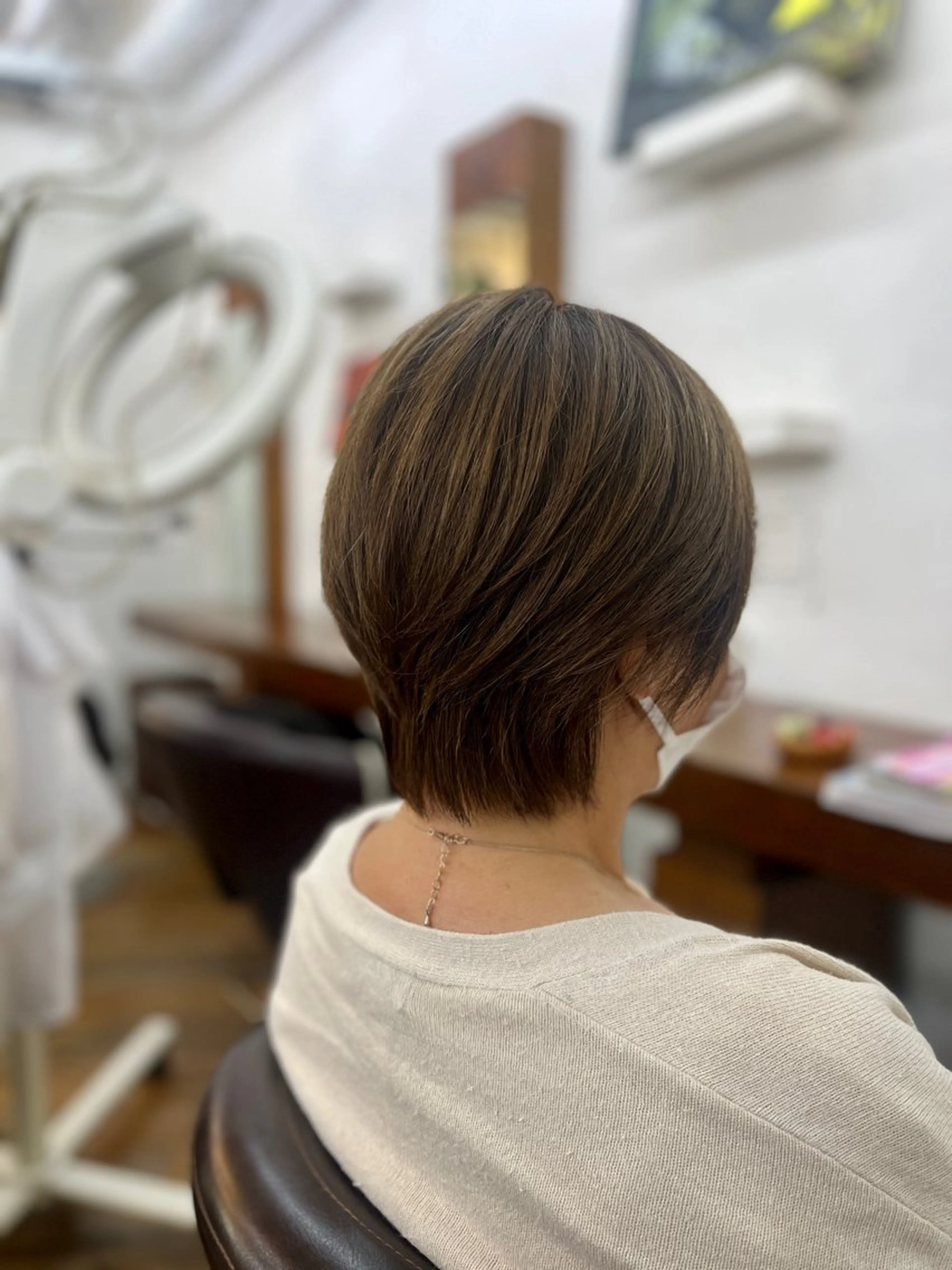 ショート カット ヘアカラー トリートメント 児玉 一也のヘアスタイル