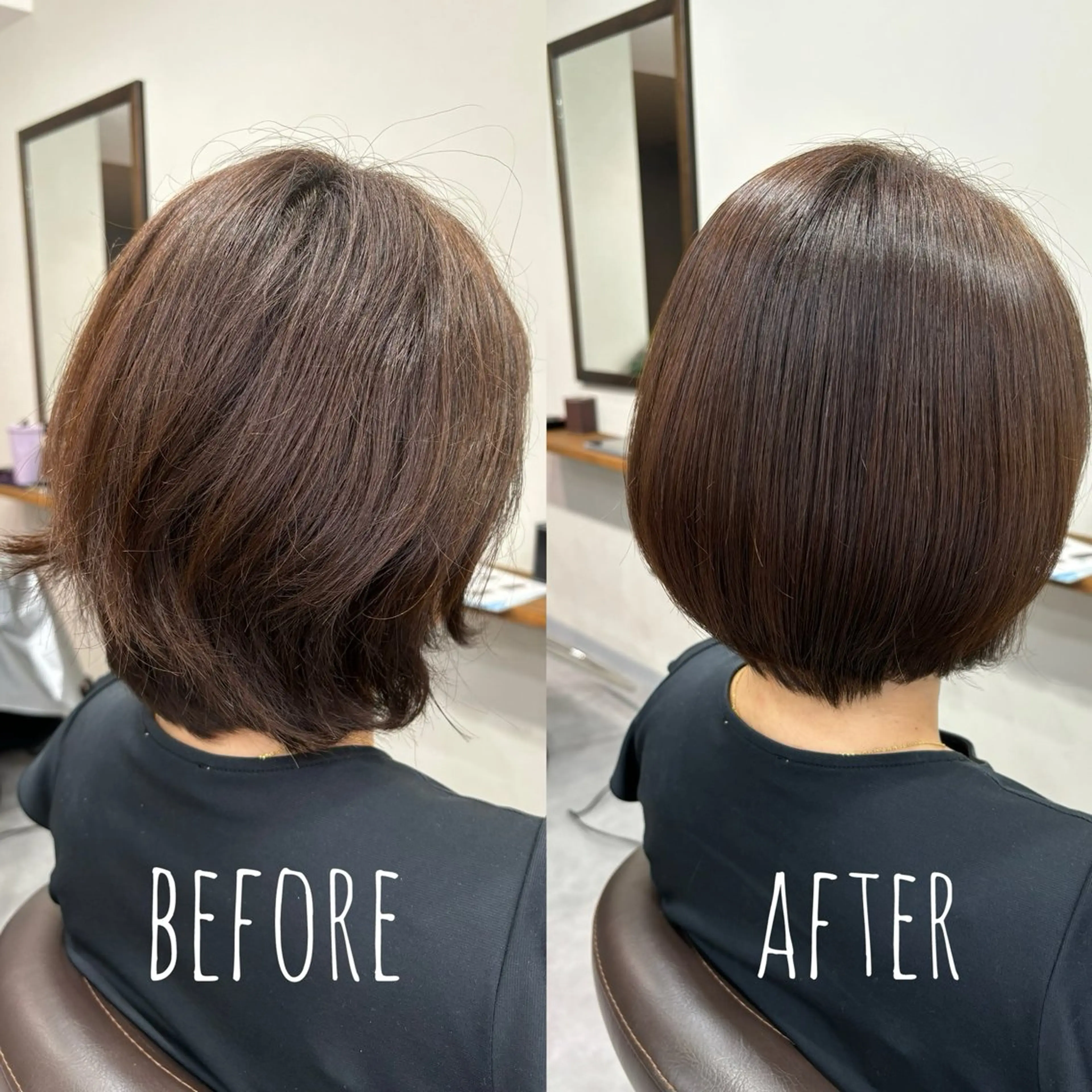 ショート カット 縮毛矯正 トリートメント 縮毛矯正、髪質改善／ 松田 龍之介のヘアスタイル