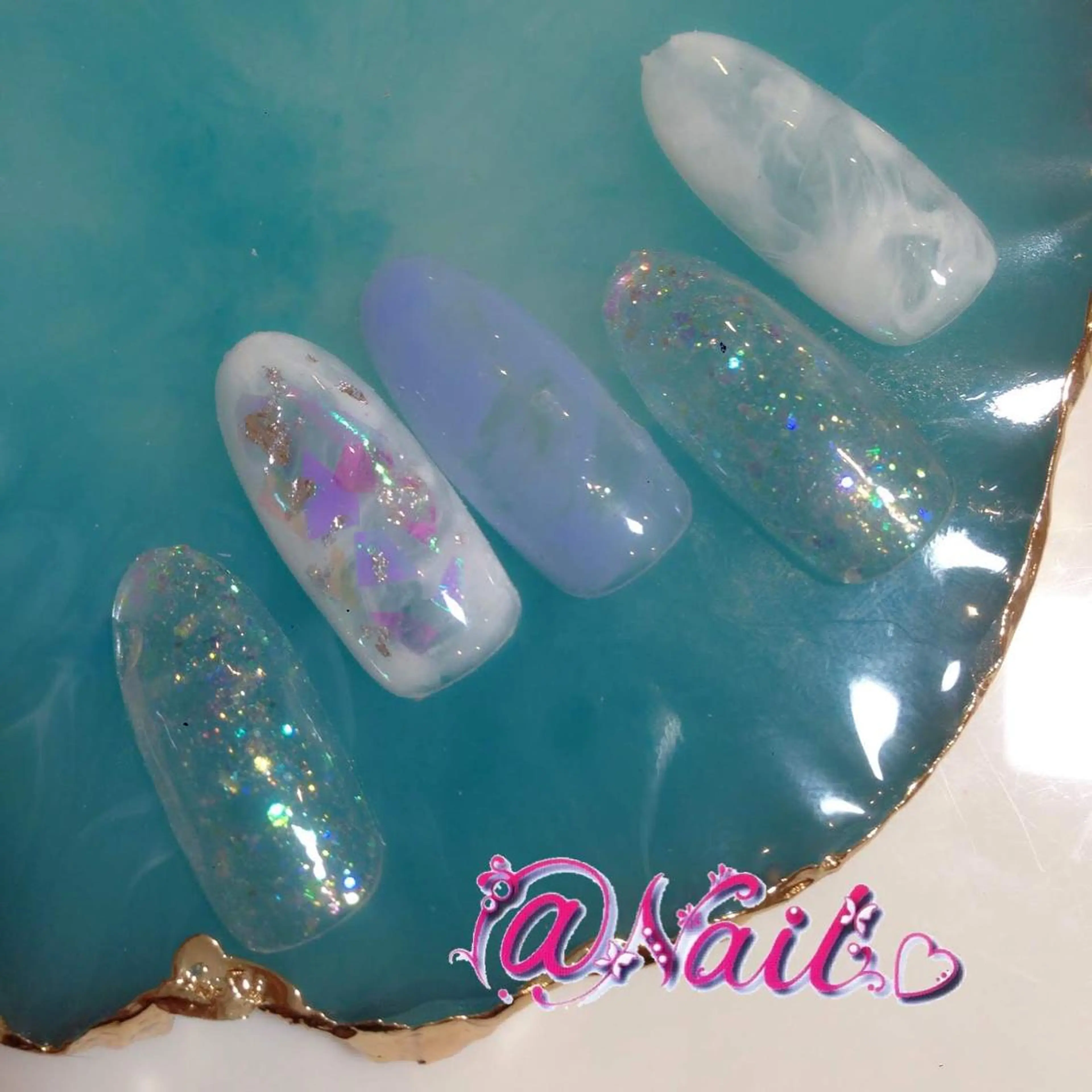 ネイル ネイルチップ 小尾 栞のネイルデザイン