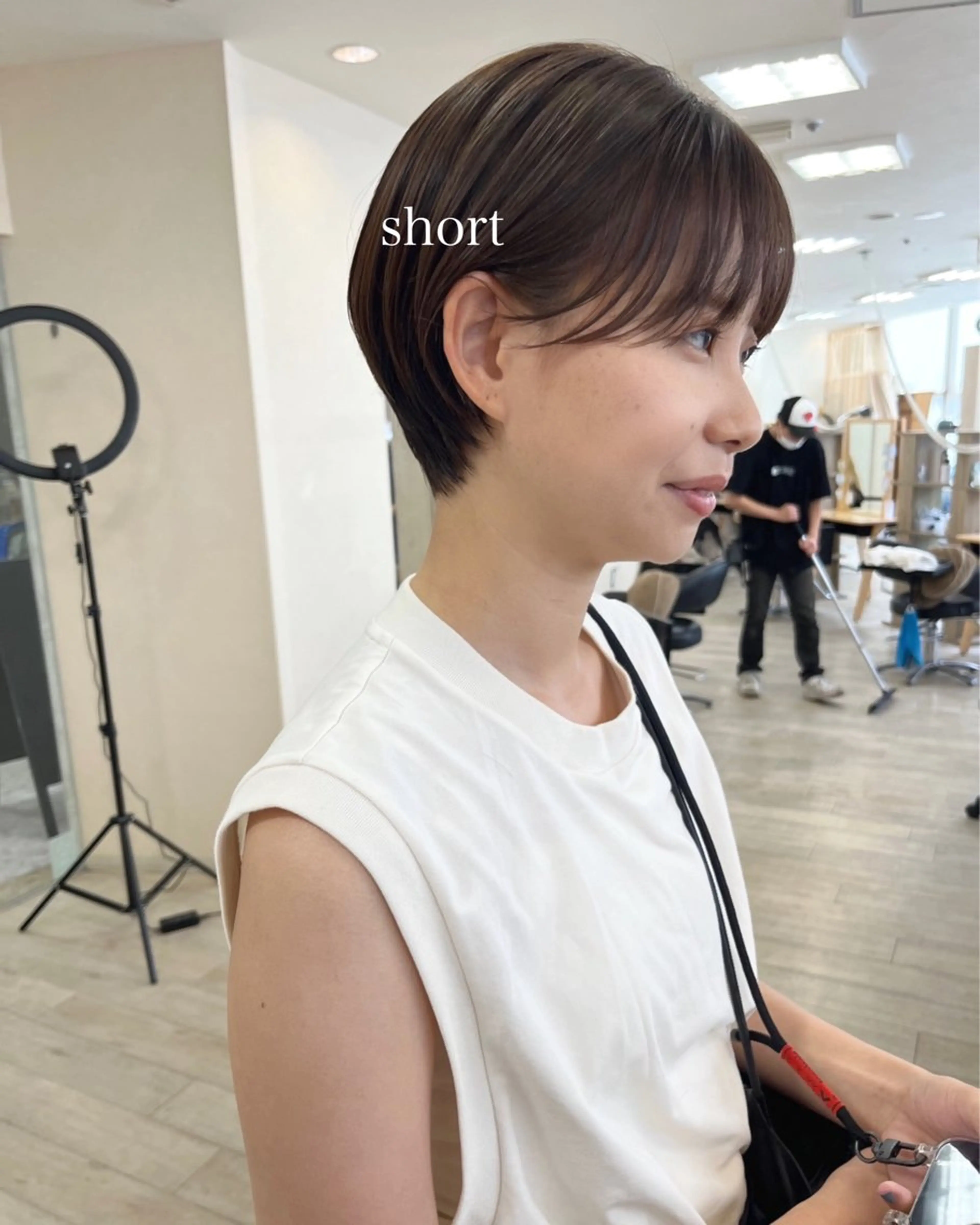 ショート 切りっぱなしボブ ショートボブ ハンサムショート 丸みショート ボブ カット トリートメント 初めてのショート お任せください✂️のヘアスタイル