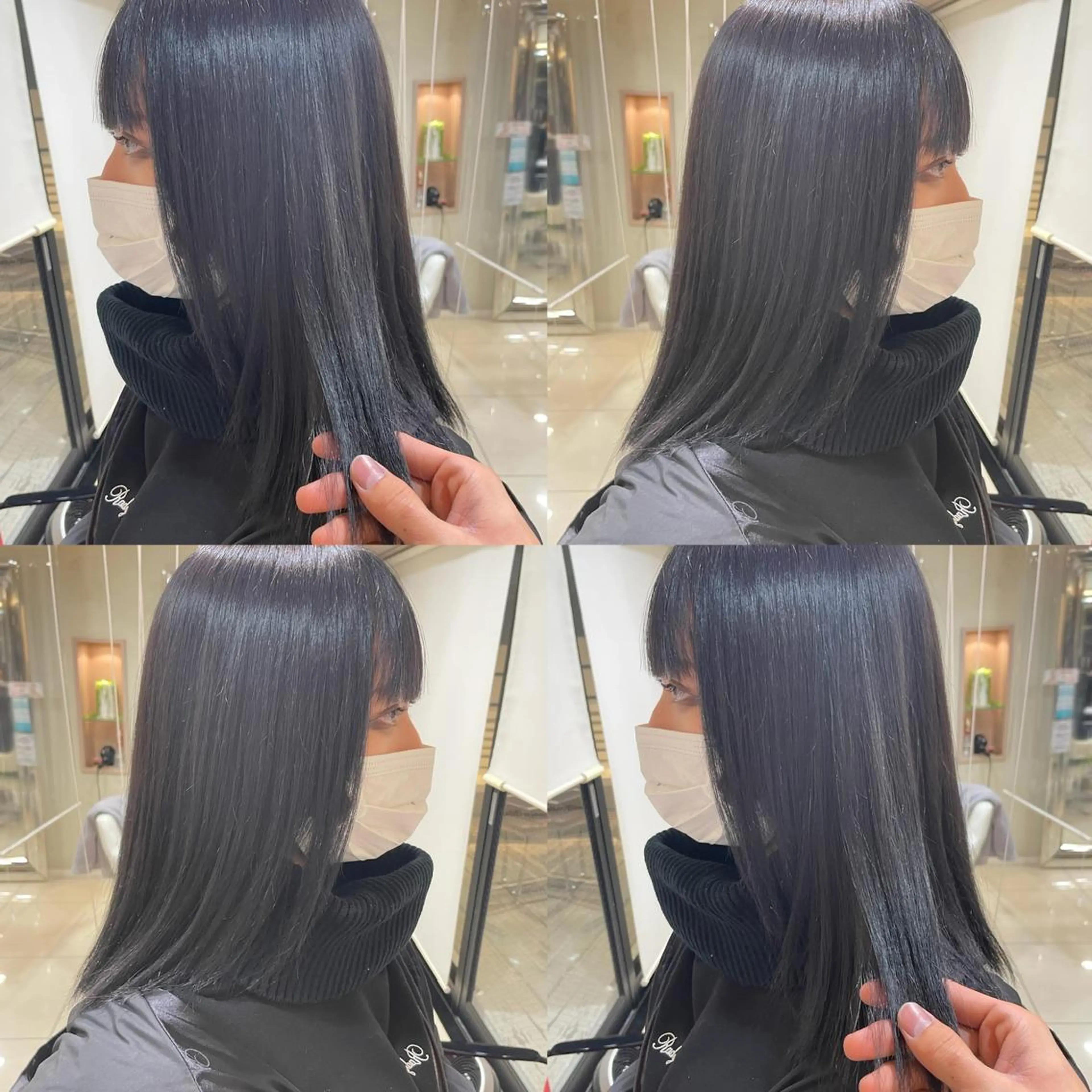 ロング カラー ヘアアレンジ 透明感カラー 新宿/顔周りカット/ レイヤー/がっきーのヘアスタイル