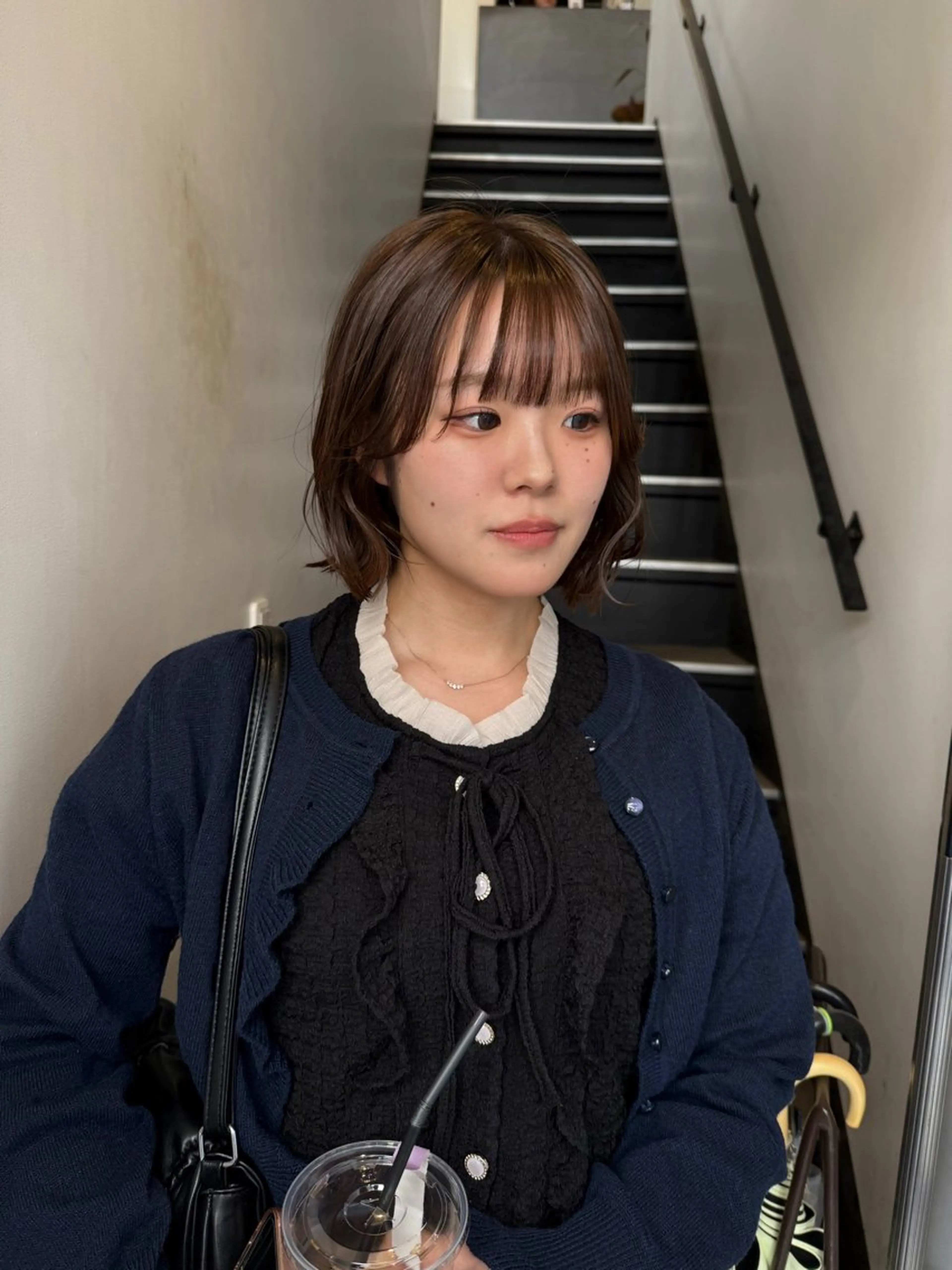 ショート カラー ボブ／パーマ指名 No. 1🍃れんとのヘアスタイル