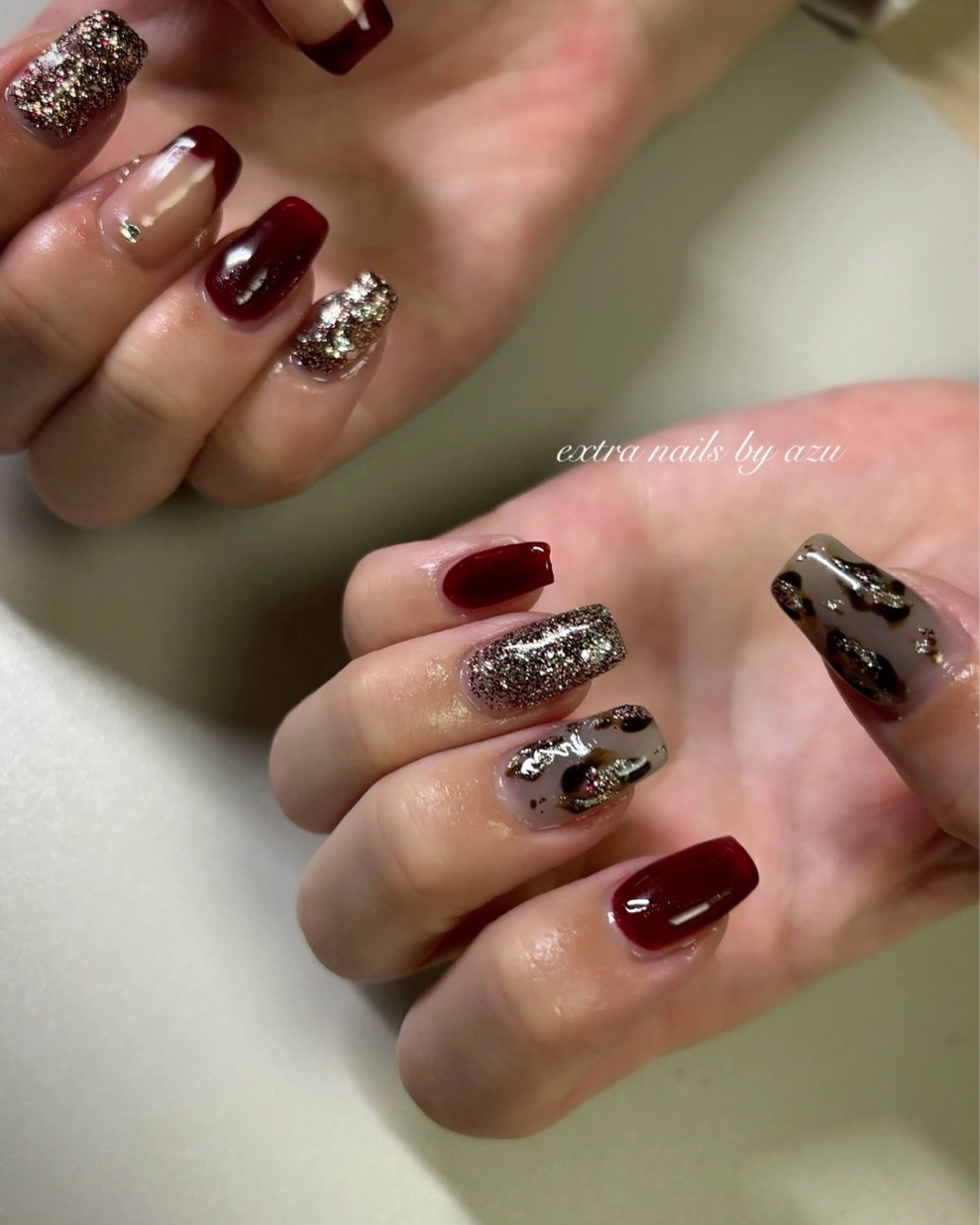 ネイル アートネイル ジェルネイル ハンドネイル extranails ／lemellaのネイルデザイン