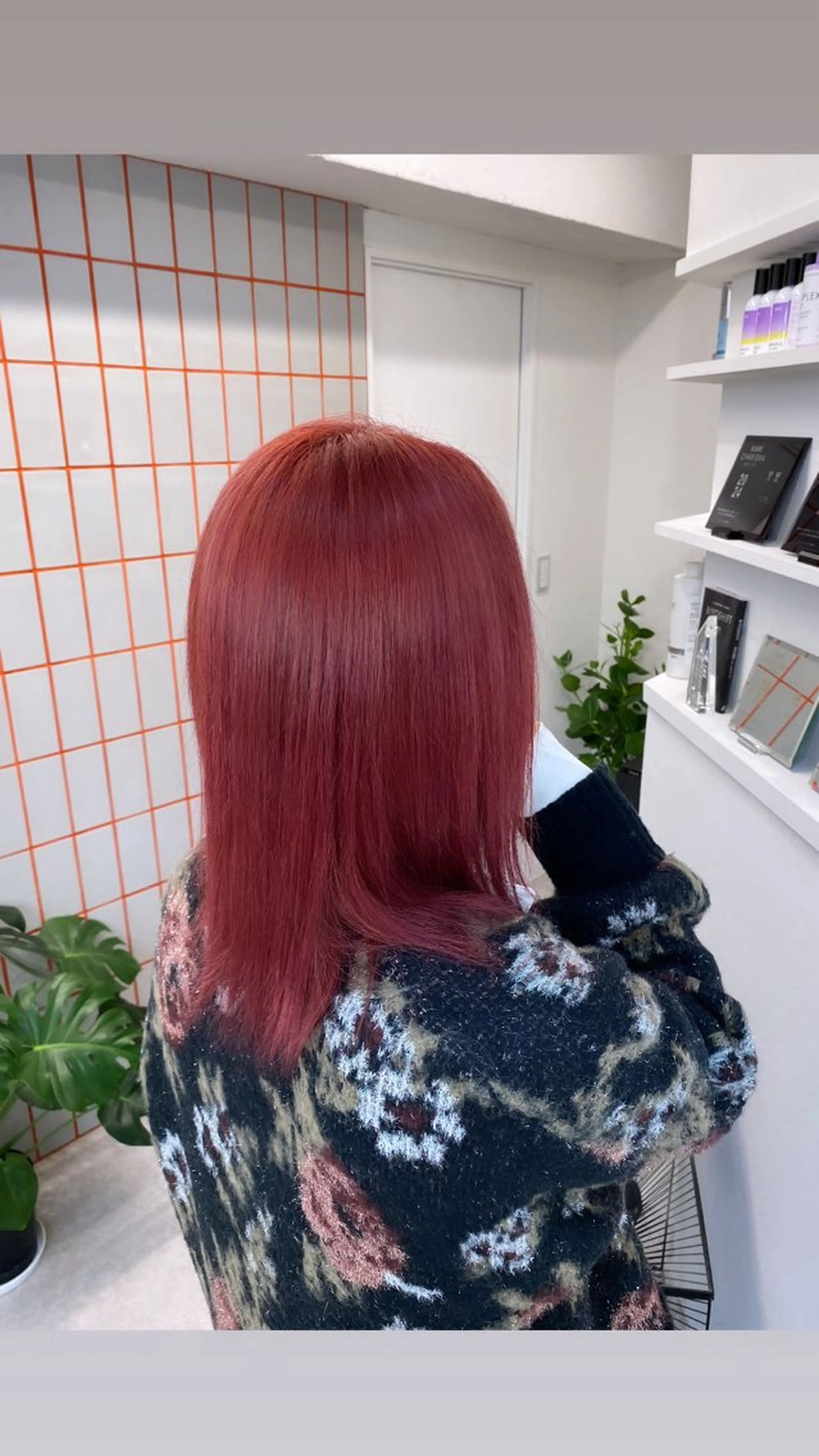 セミロング カラー ヘアカラー トリートメント カットモデル様無料 💎saaya💎のヘアスタイル