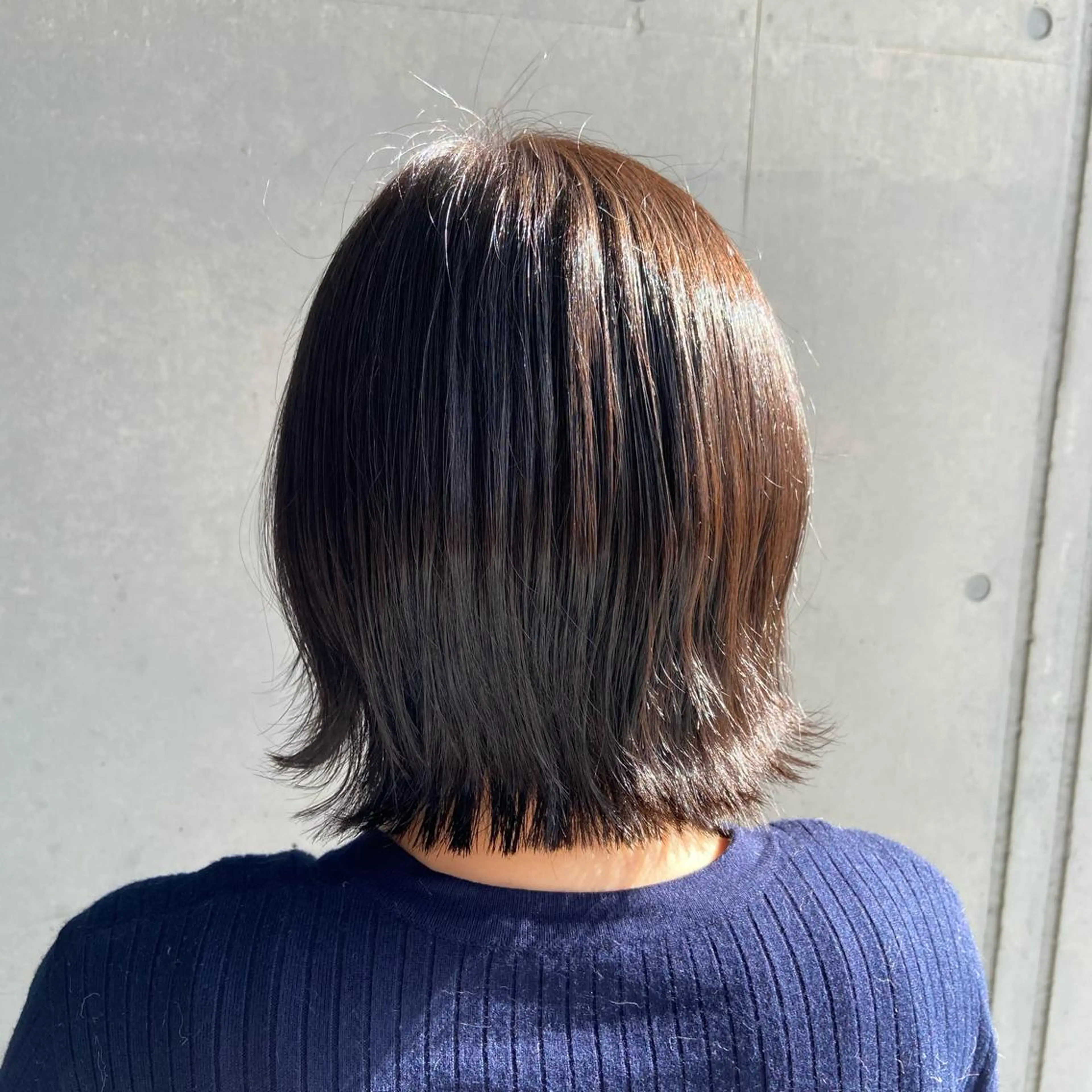 ミディアム カラー ブリーチ ブリーチなしカラー カット ヘアカラー 大人女性の艶カット カラー/菊池柊真🌟のヘアスタイル