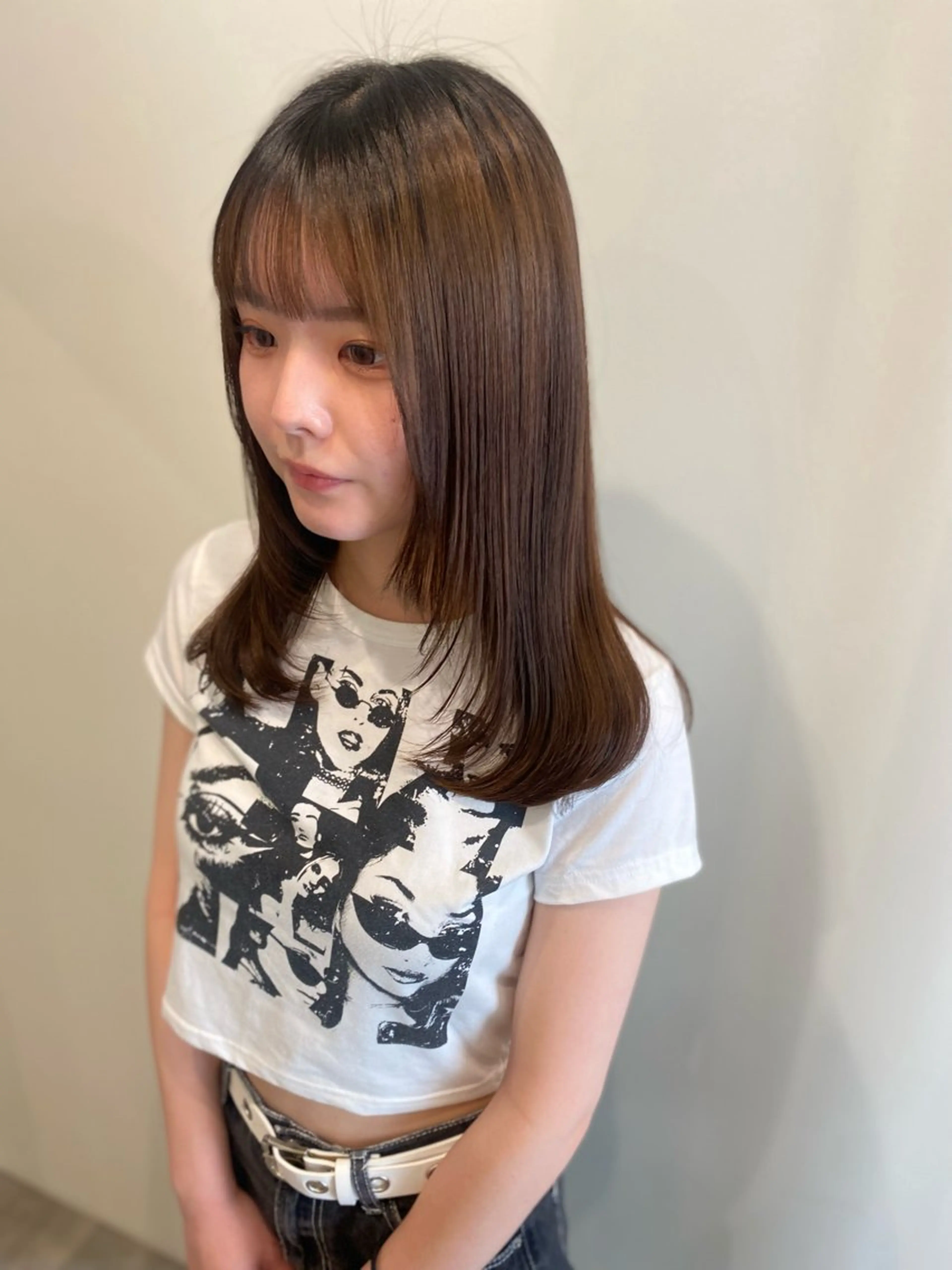 ミディアム レイヤーカット カット 🍑 モモカ🍑のヘアスタイル